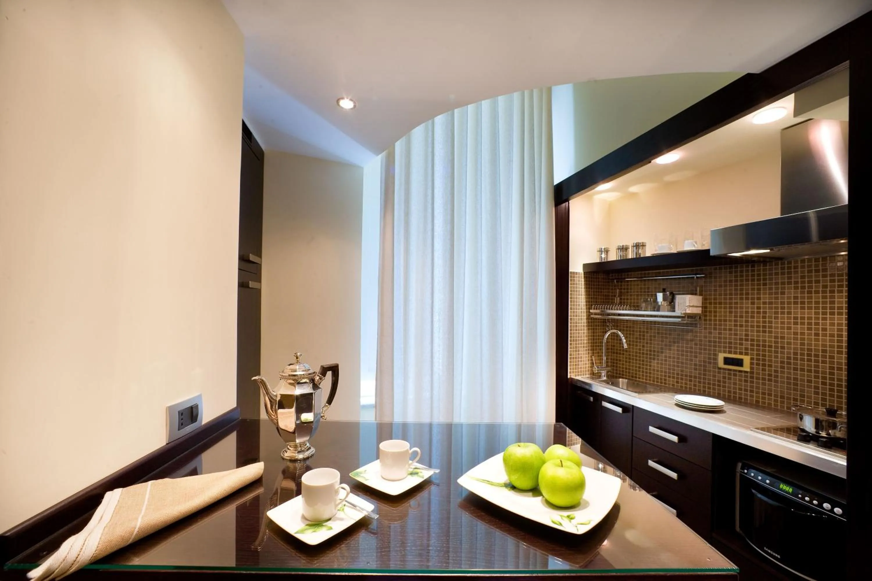 Kitchen or kitchenette in Magi House Relais