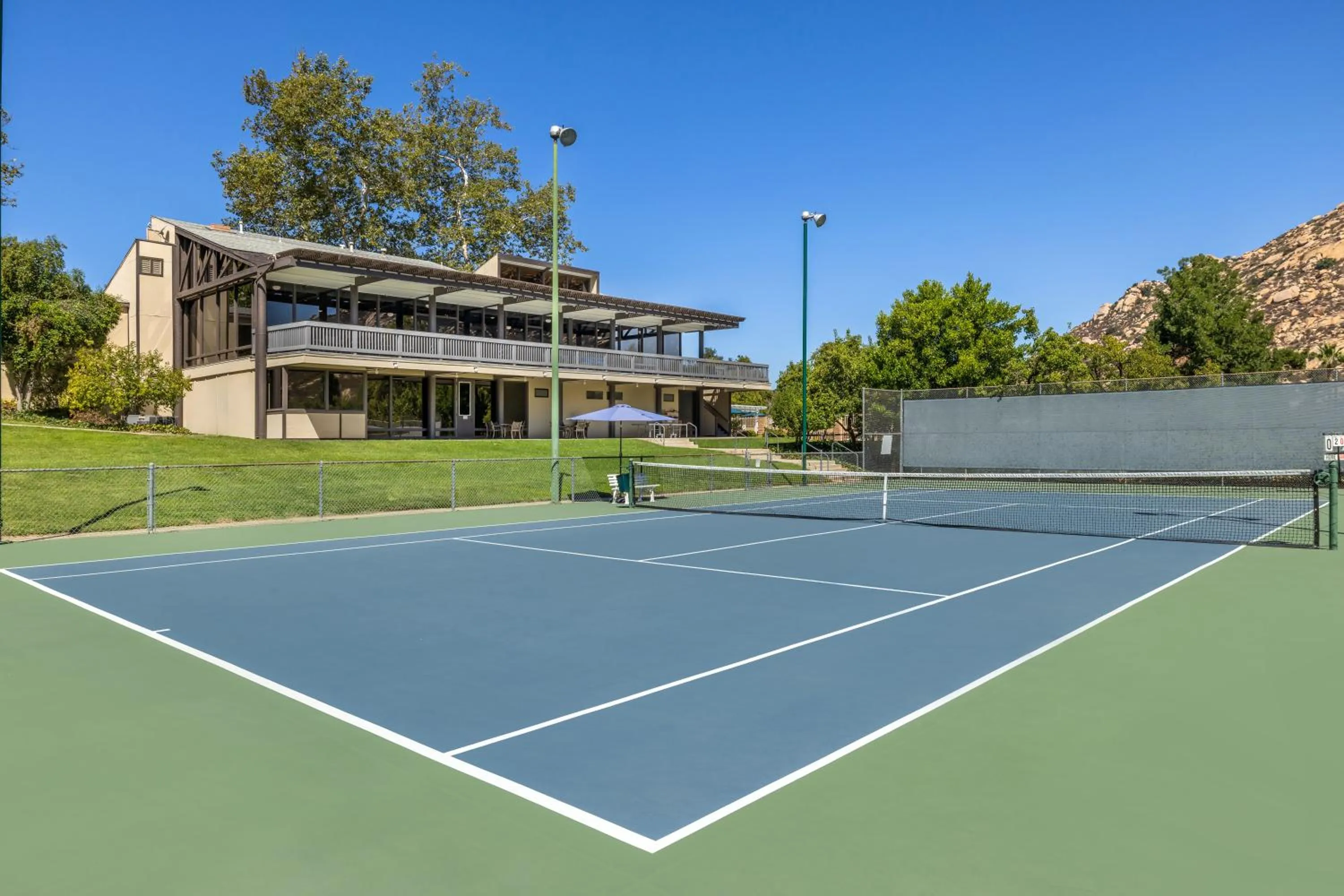 Tennis court in Riviera Oaks Resort