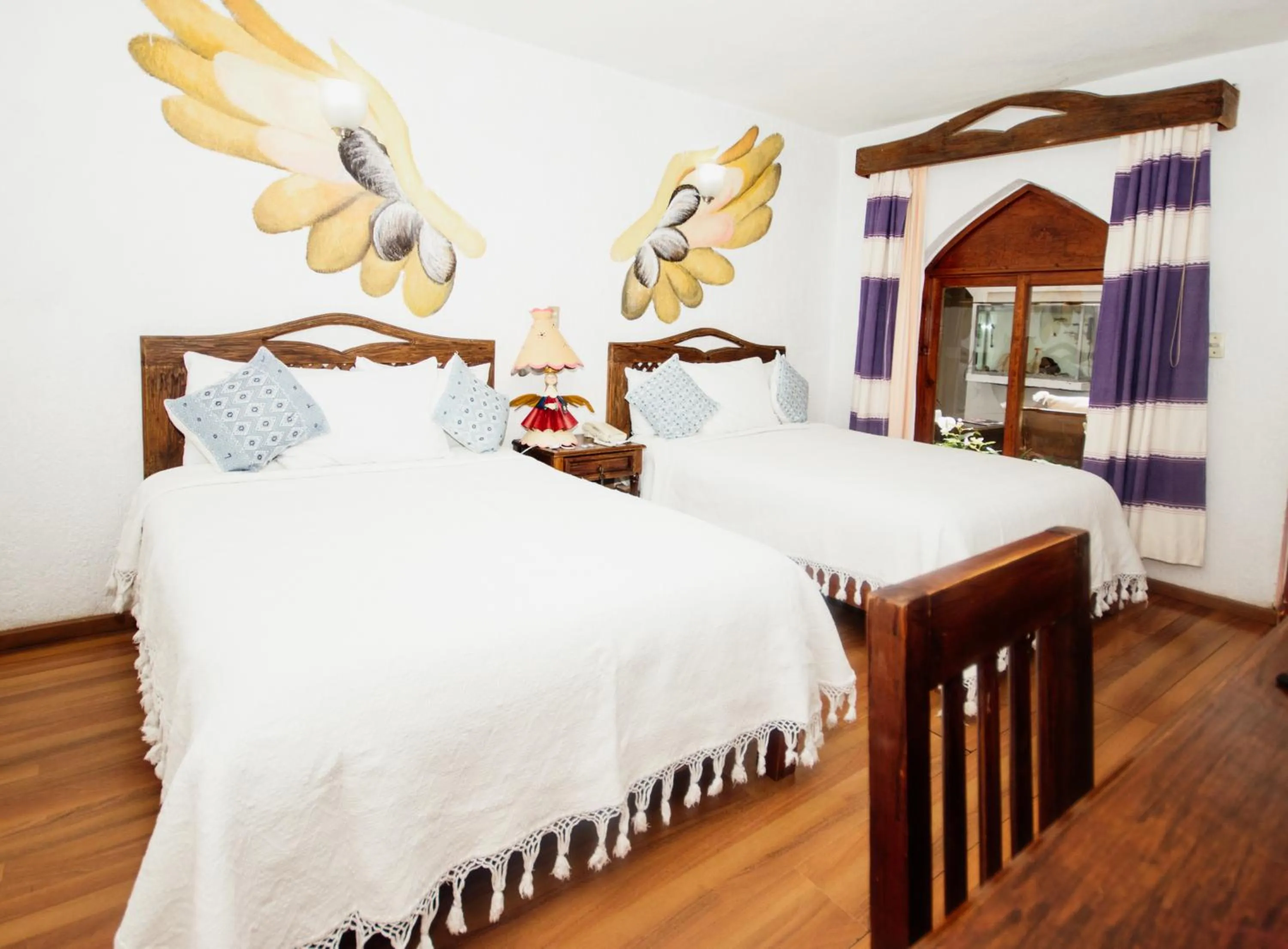 Bed in Mansion de los Angeles