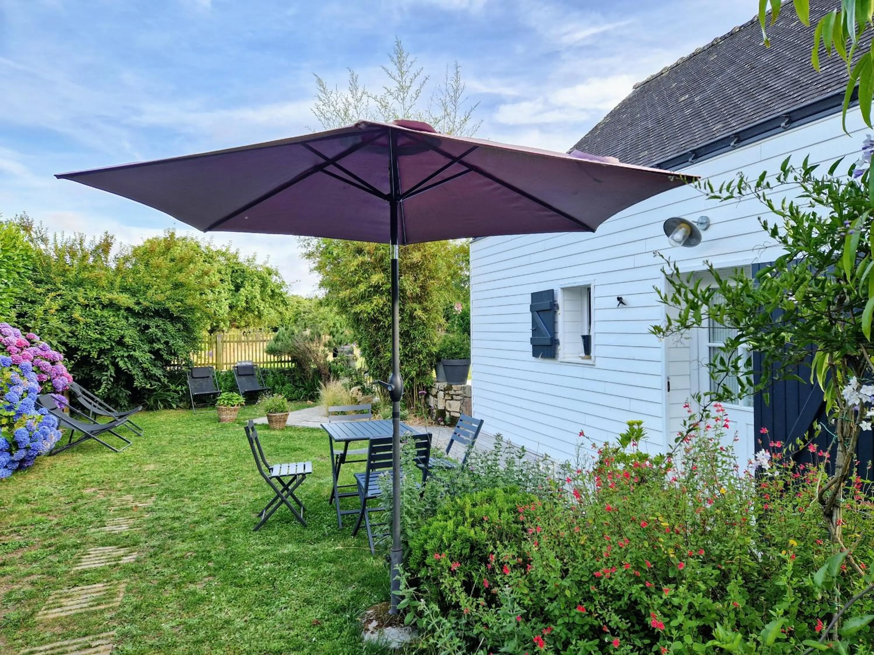 Garden in Les chambres du Keriolet