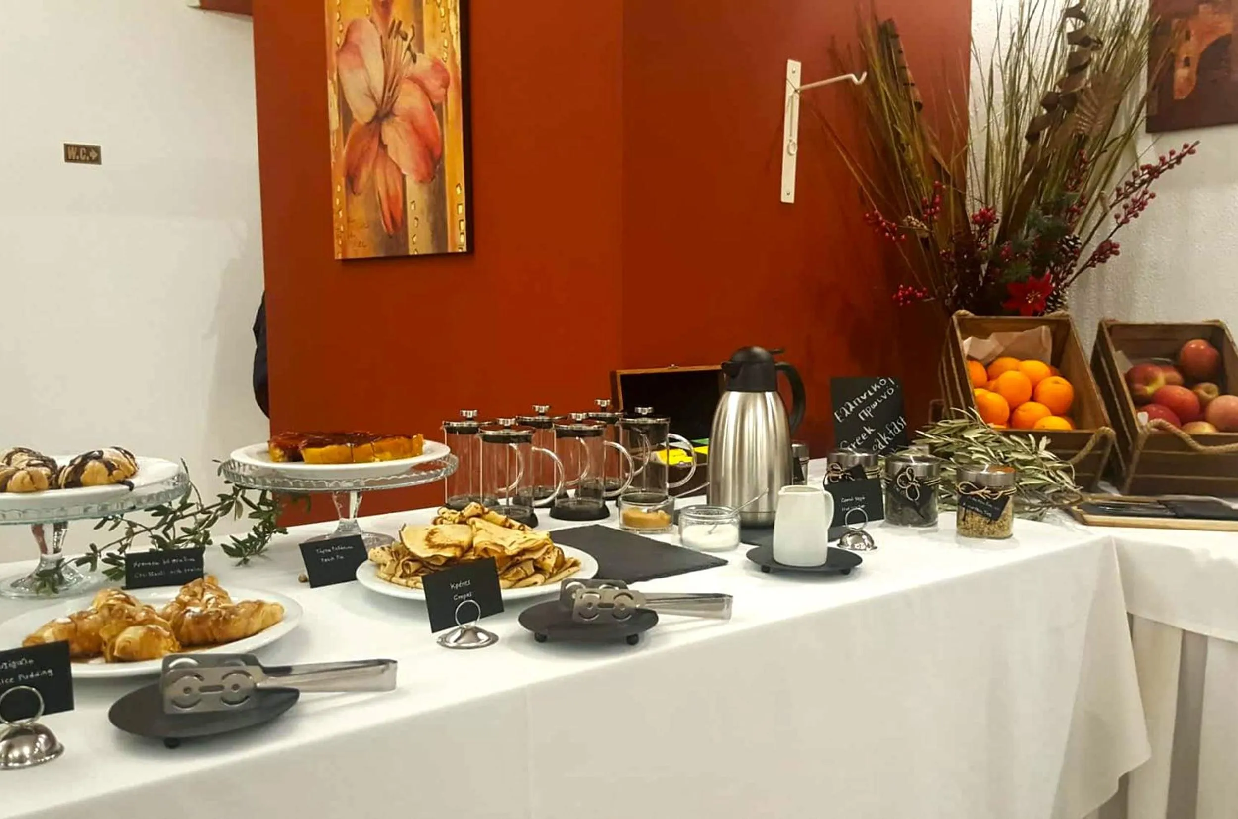 Buffet breakfast in Agnantio Hotel & Spa