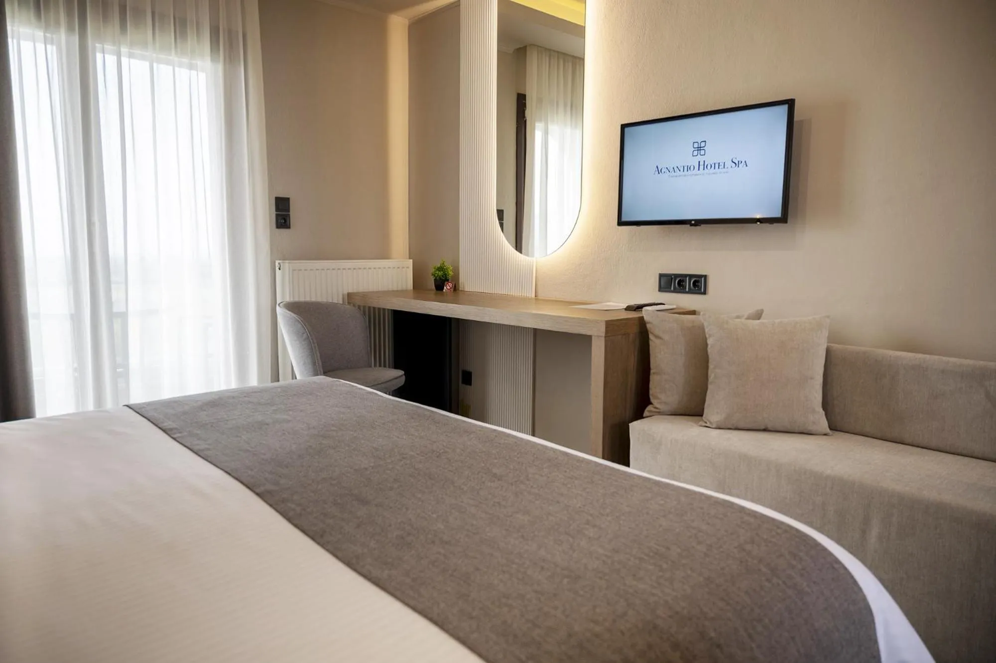 Photo of the whole room, Bed in Agnantio Hotel & Spa