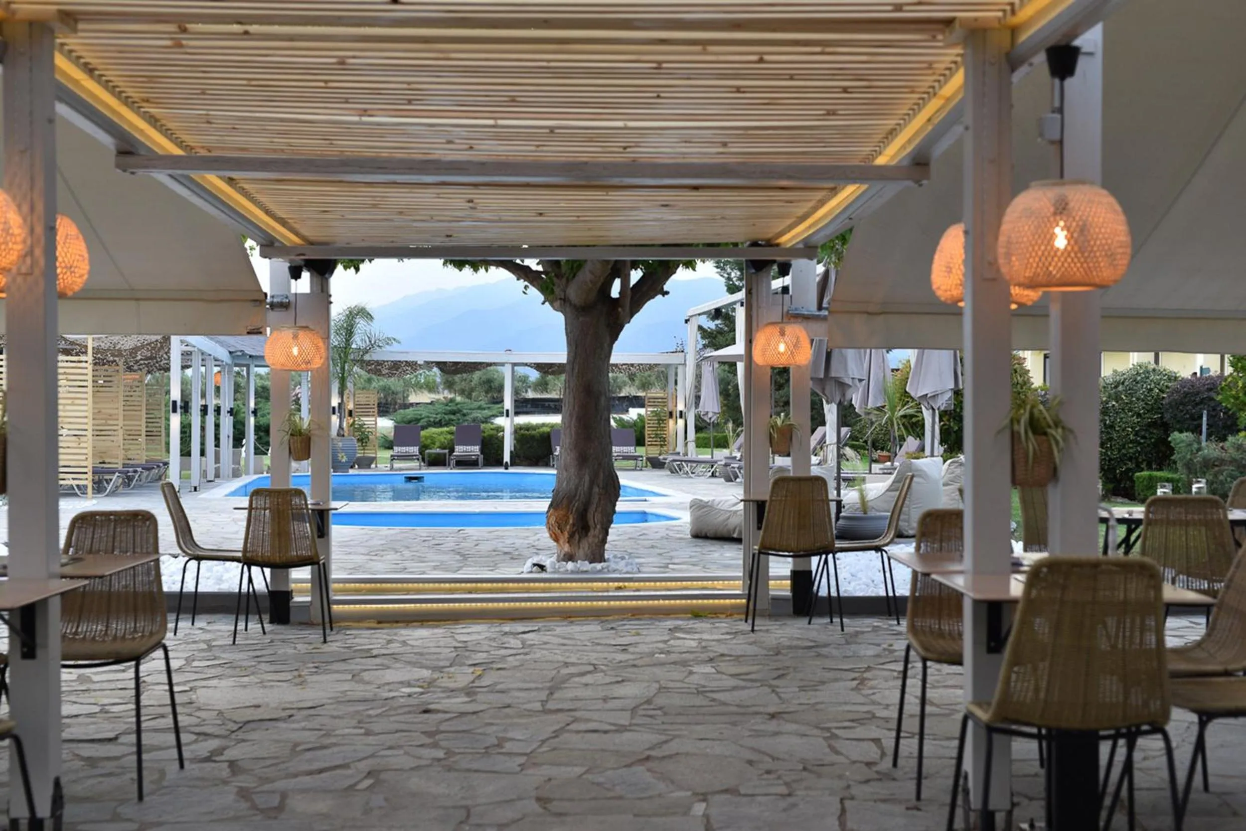 Patio in Agnantio Hotel & Spa