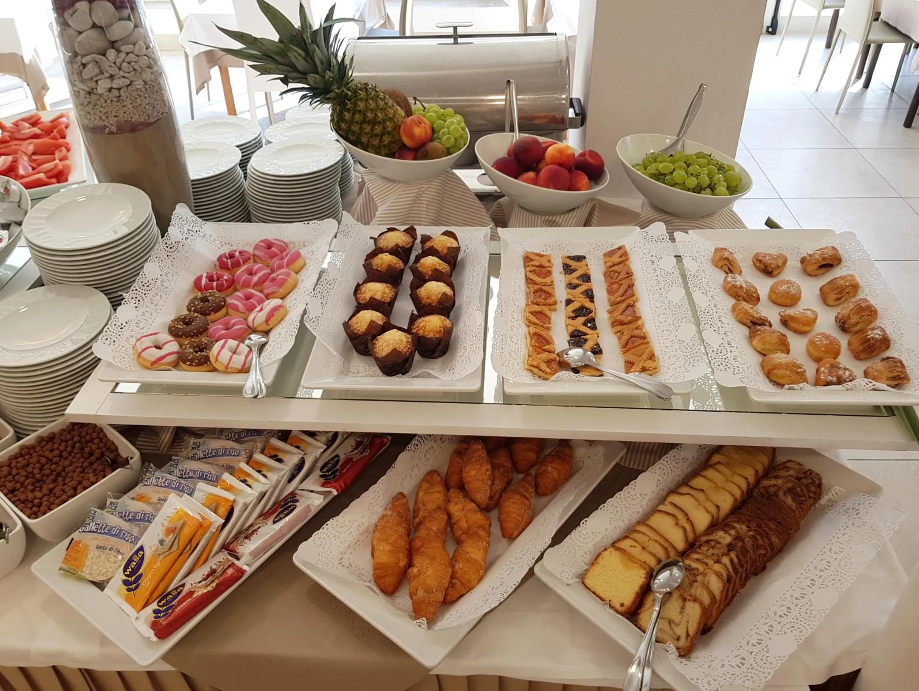 Buffet breakfast in Hotel Helvetia