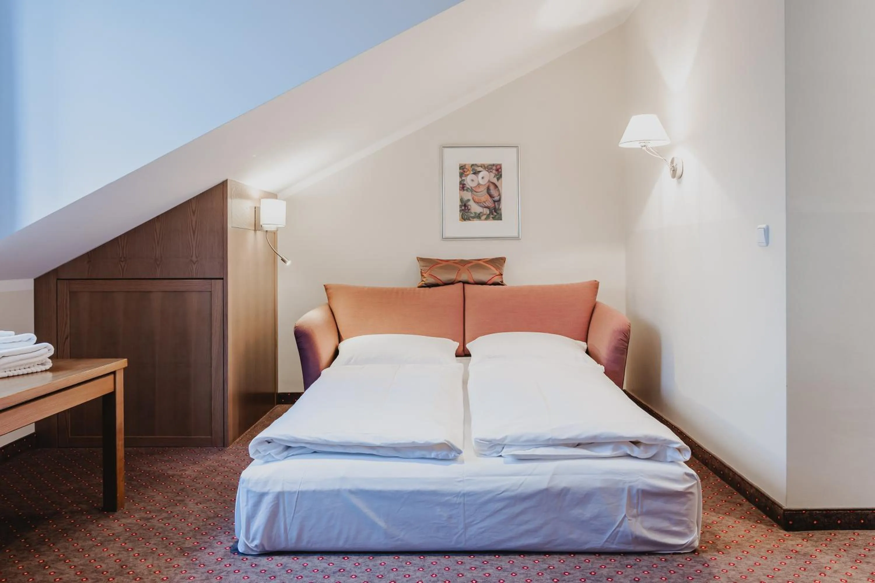 Bed in Hotel Hachinger Hof