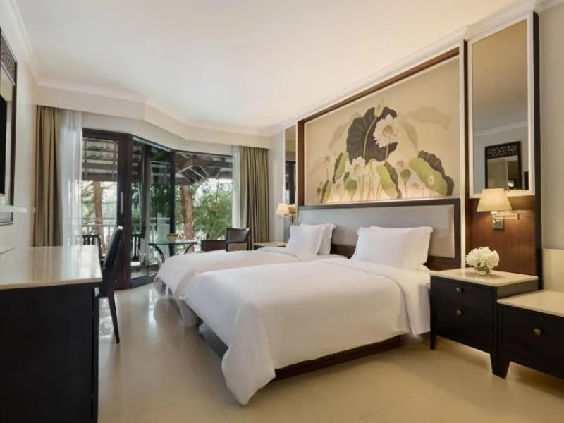 Bed in Dusit Thani Laguna Phuket