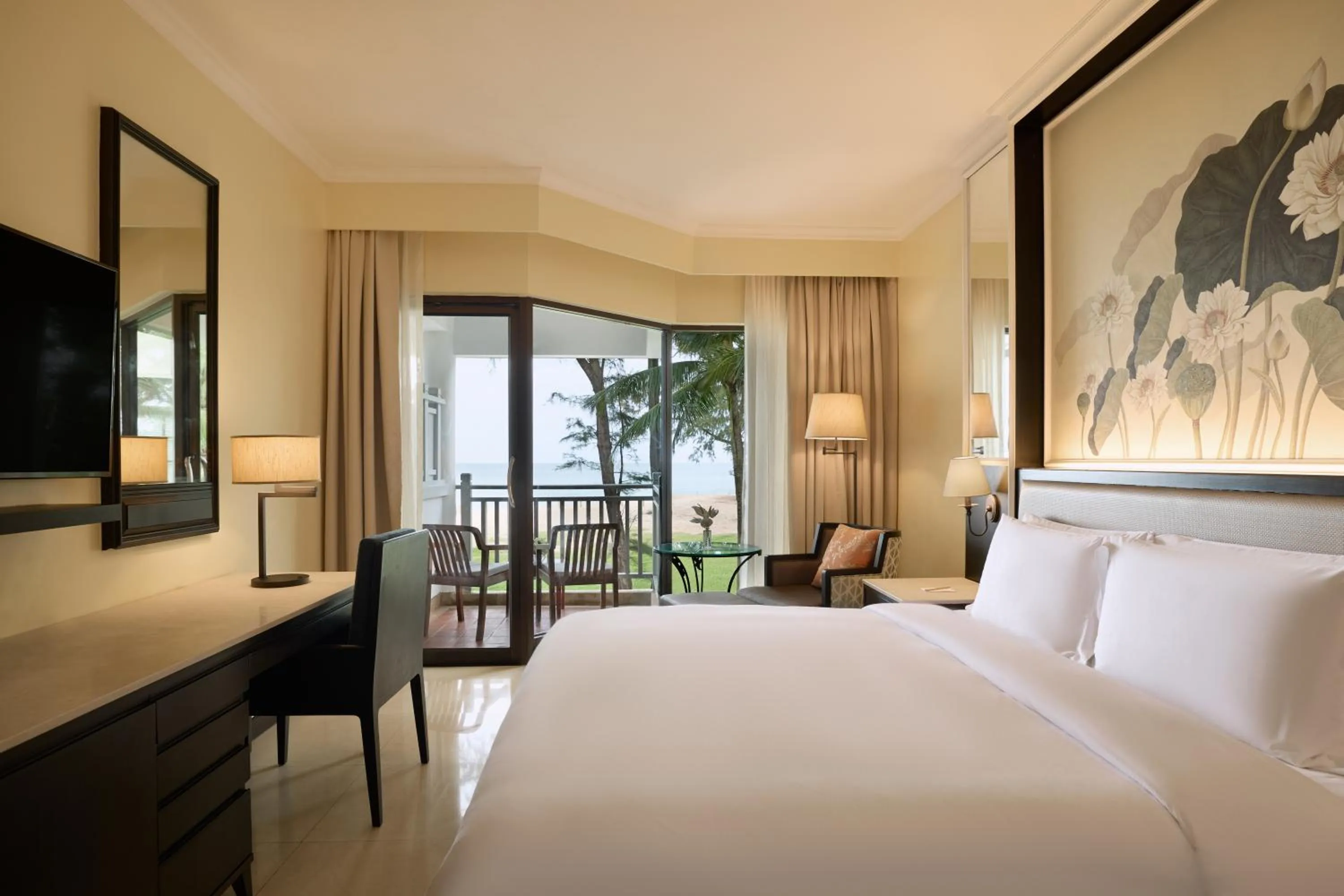 Bed in Dusit Thani Laguna Phuket