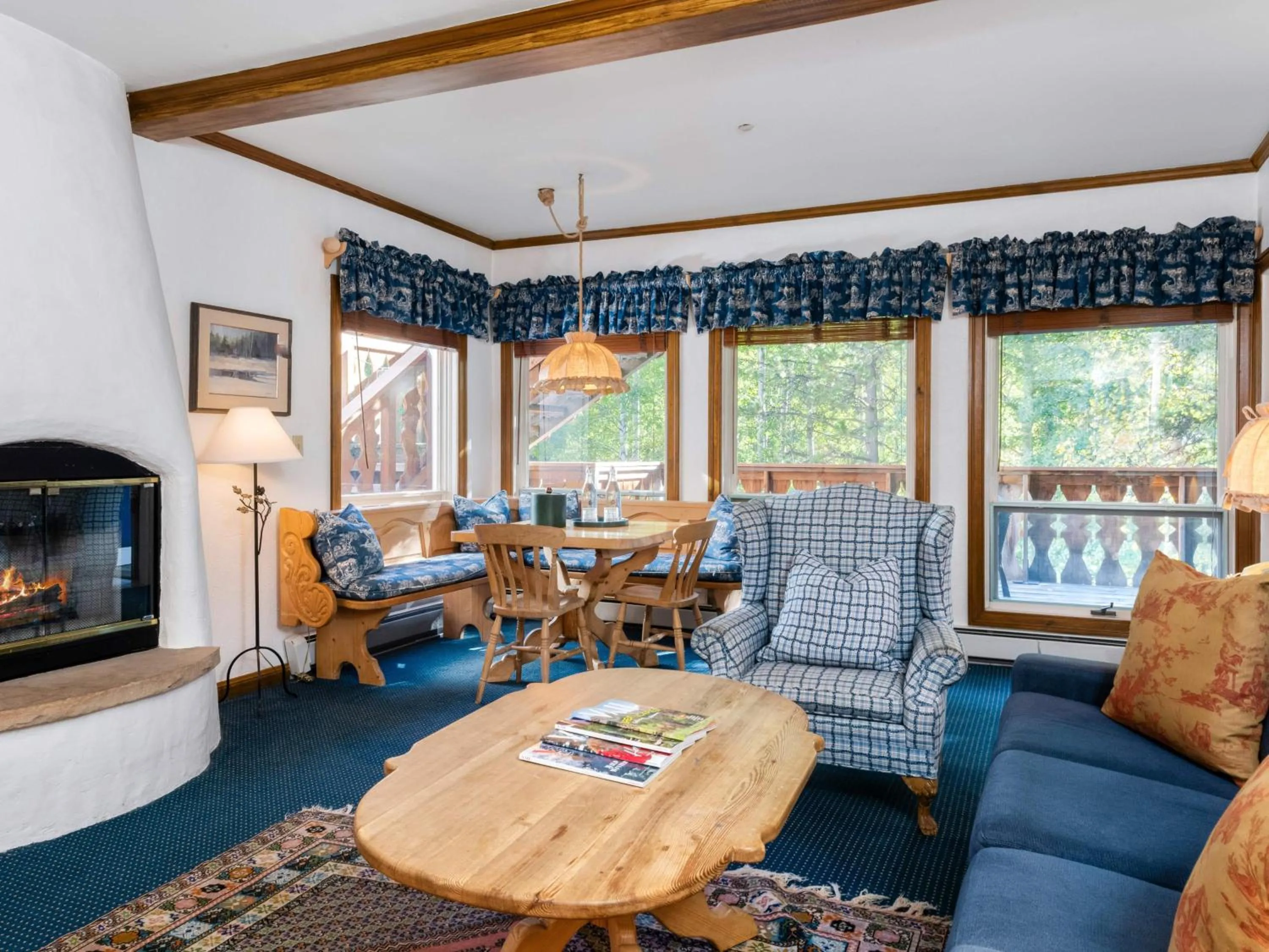 Living room in Christiania Lodge