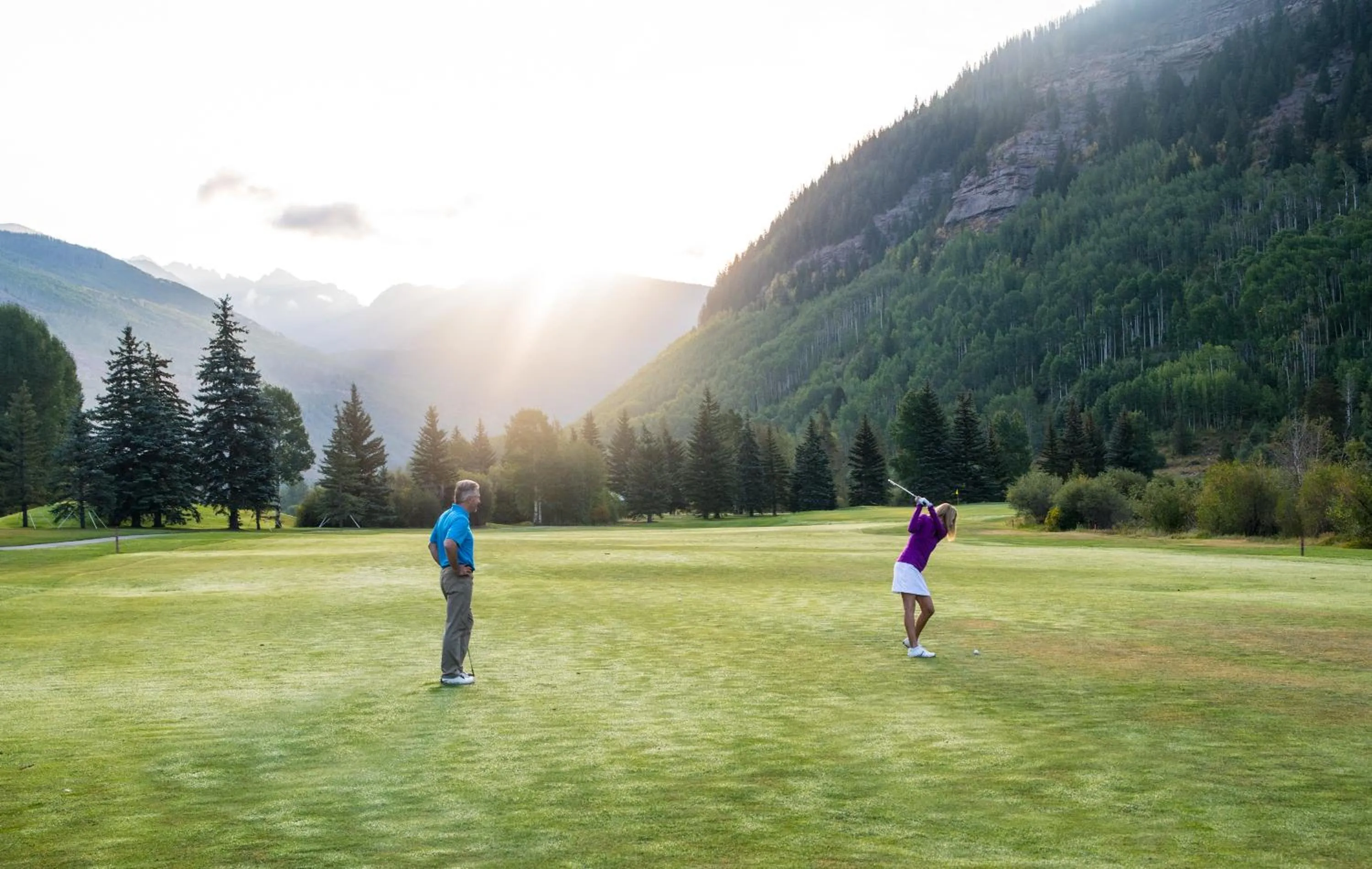Golfcourse in Christiania Lodge
