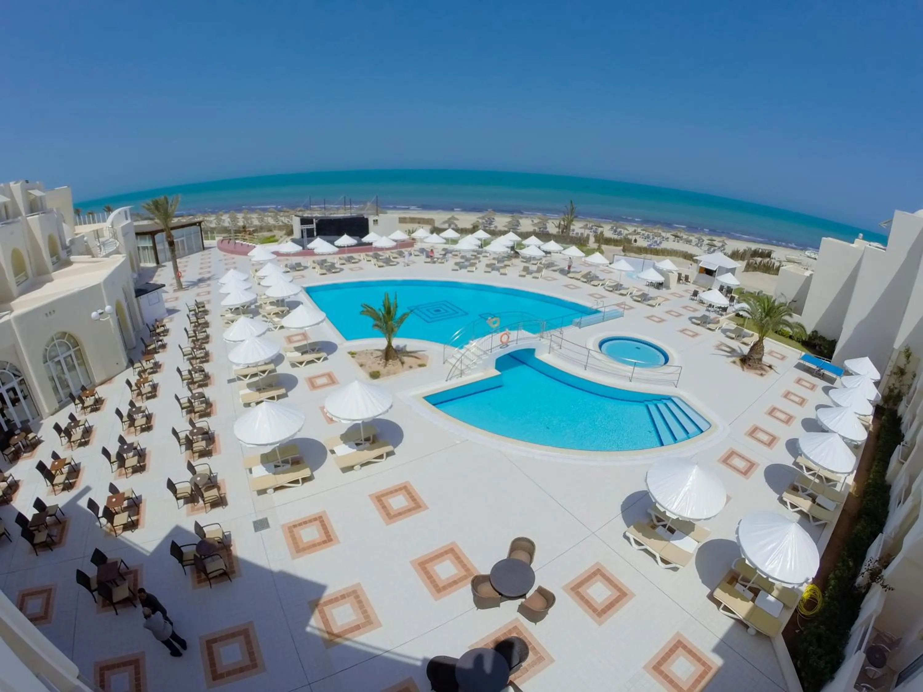 Swimming pool in Telemaque Beach & Spa - Families and Couples Only