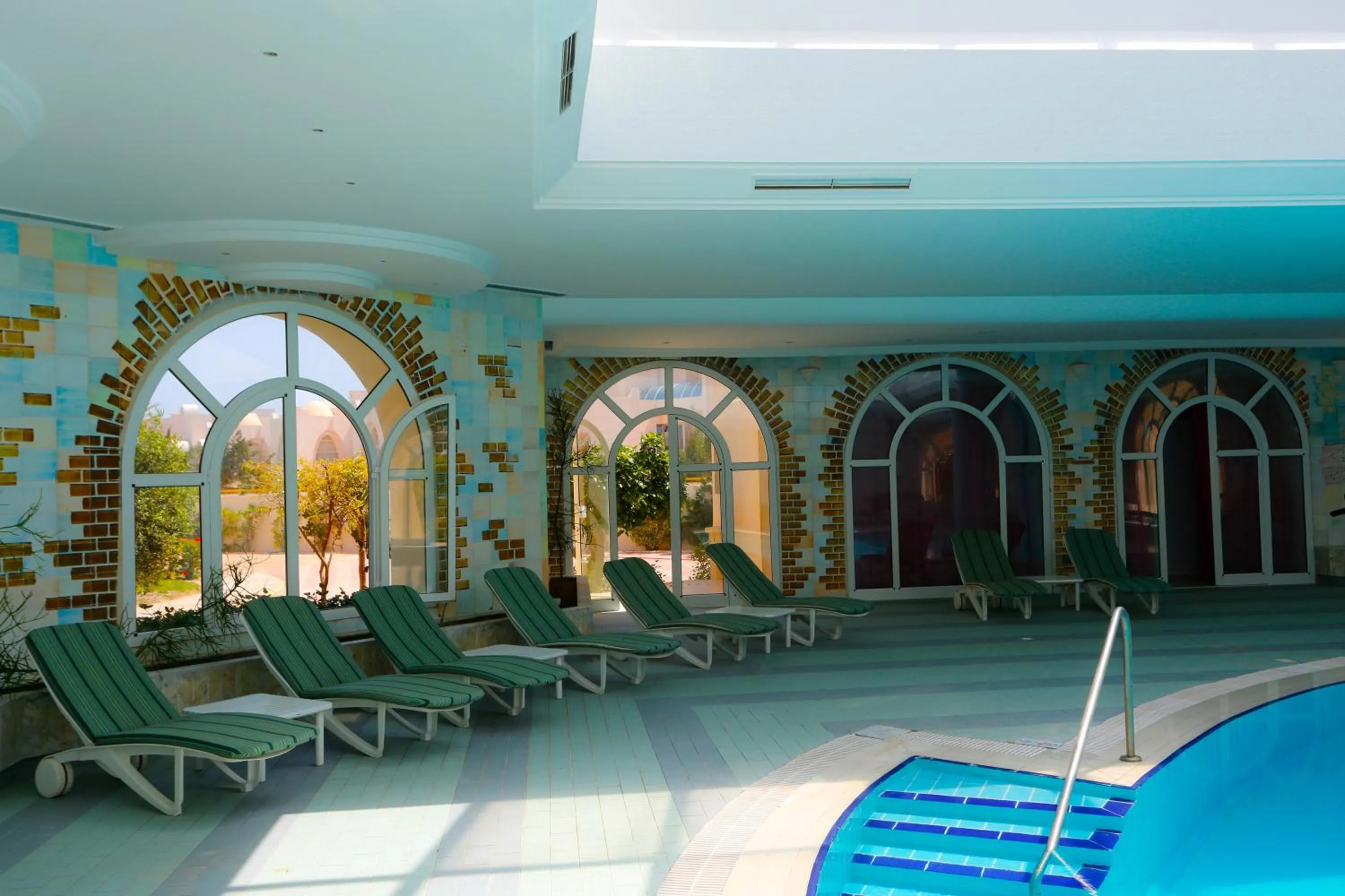 sunbed in Telemaque Beach & Spa - Families and Couples Only