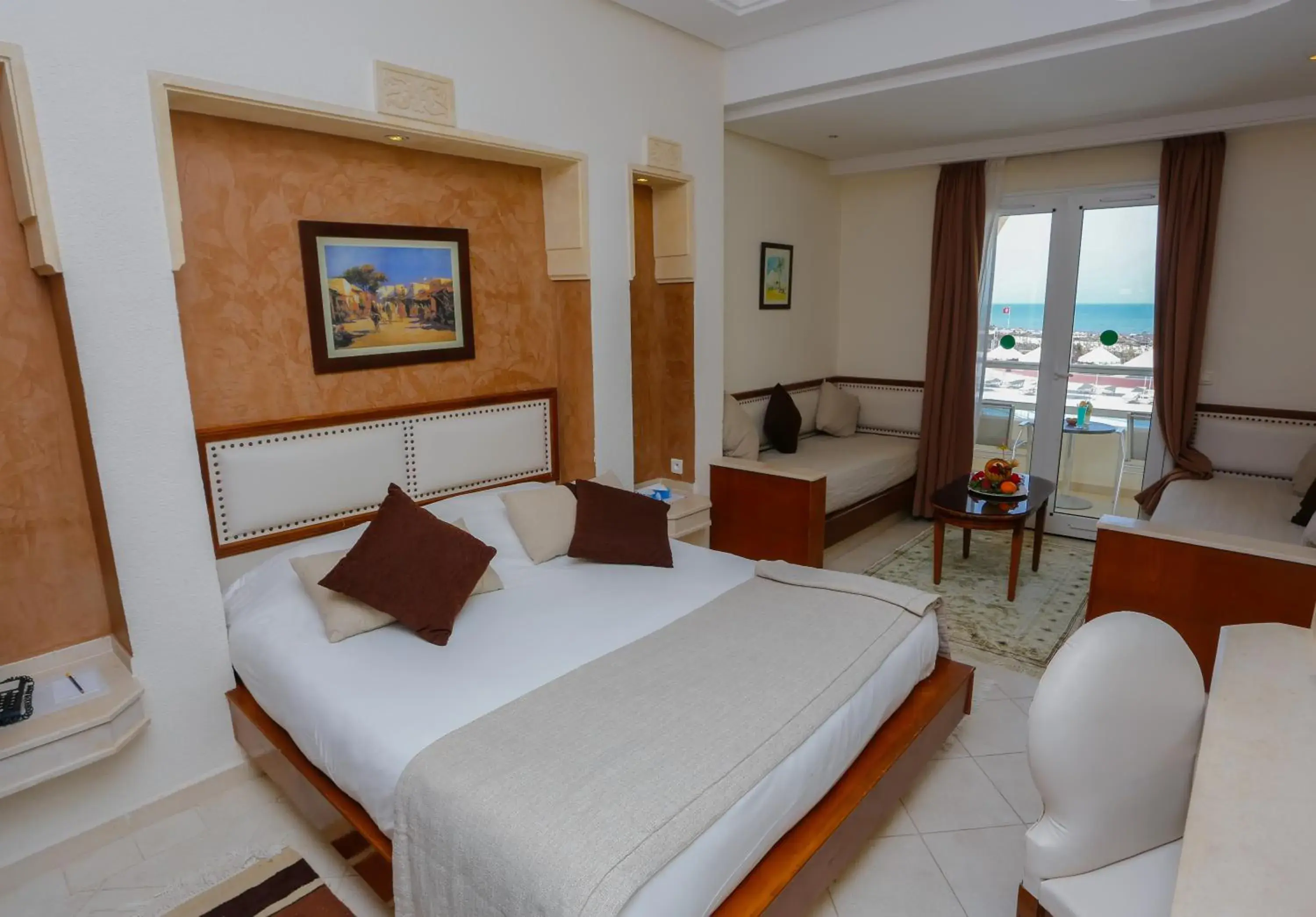Quadruple Room with Sea View in Telemaque Beach & Spa - Families and Couples Only Quadruple Room with Sea View in Telemaque Beach & Spa - Families and Couples Only