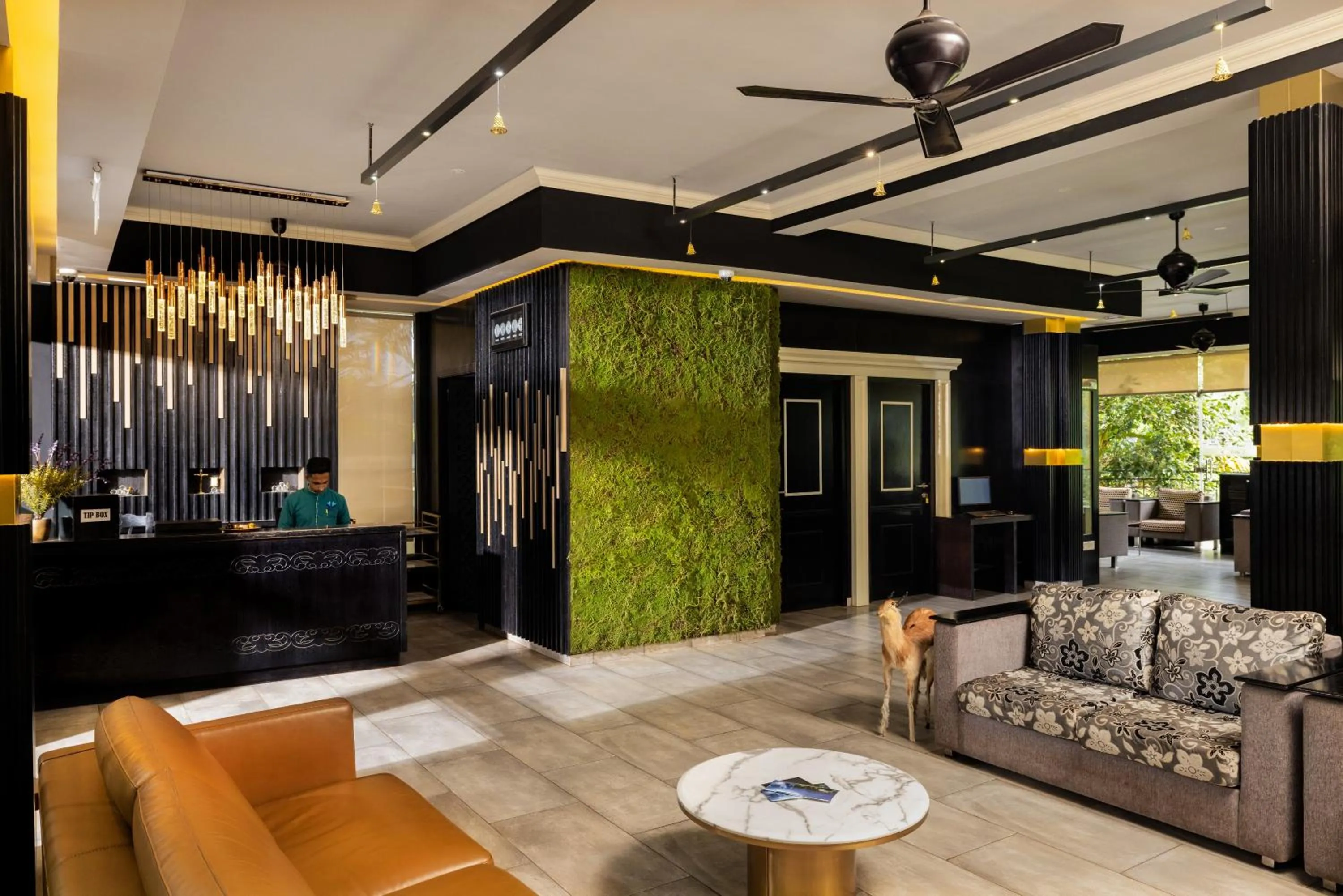 Lobby or reception in Casa Rio Resorts Athirappilly