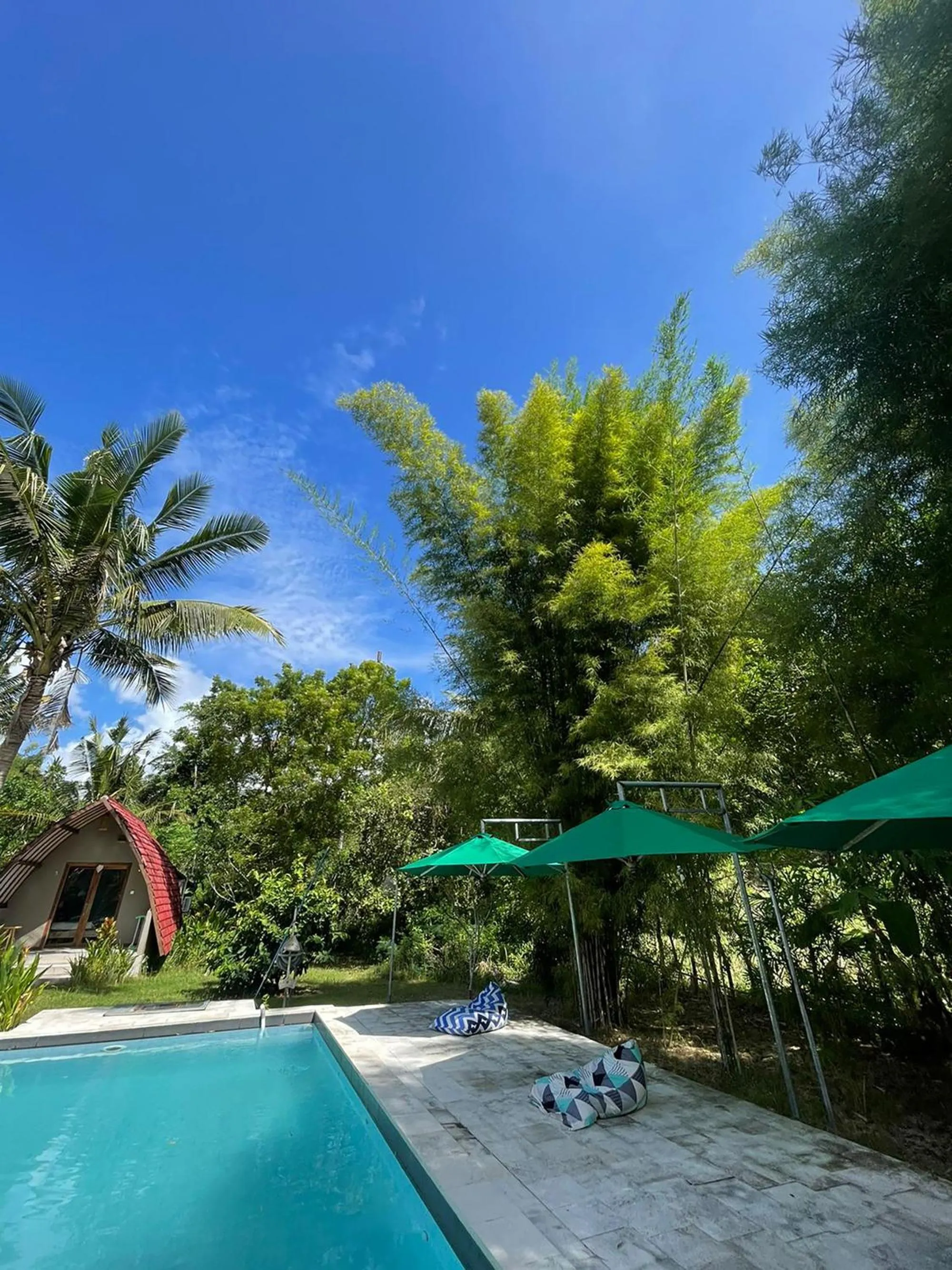 Pool view in Apit Lawang Villas & Resto