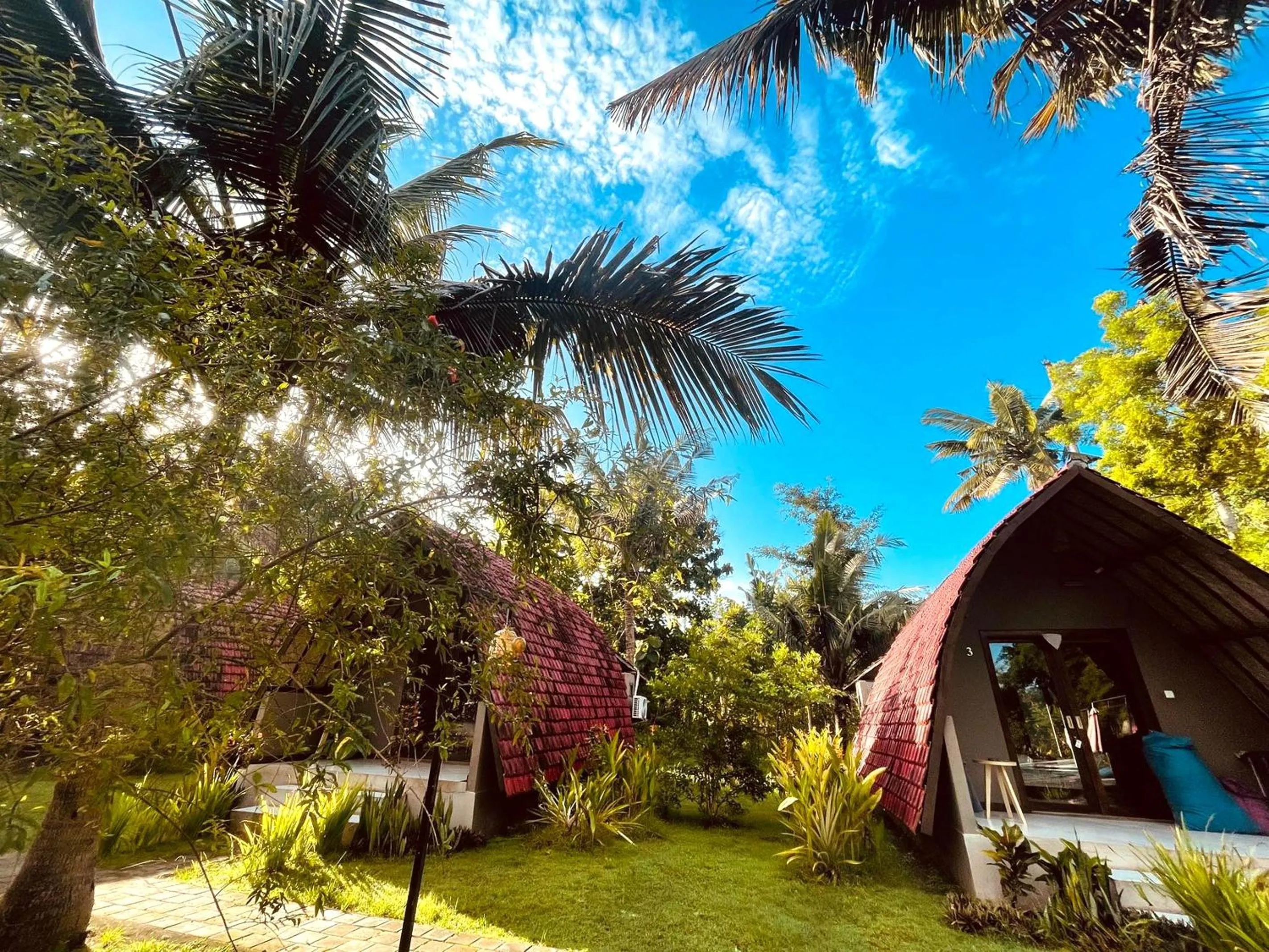 Garden view in Apit Lawang Villas & Resto