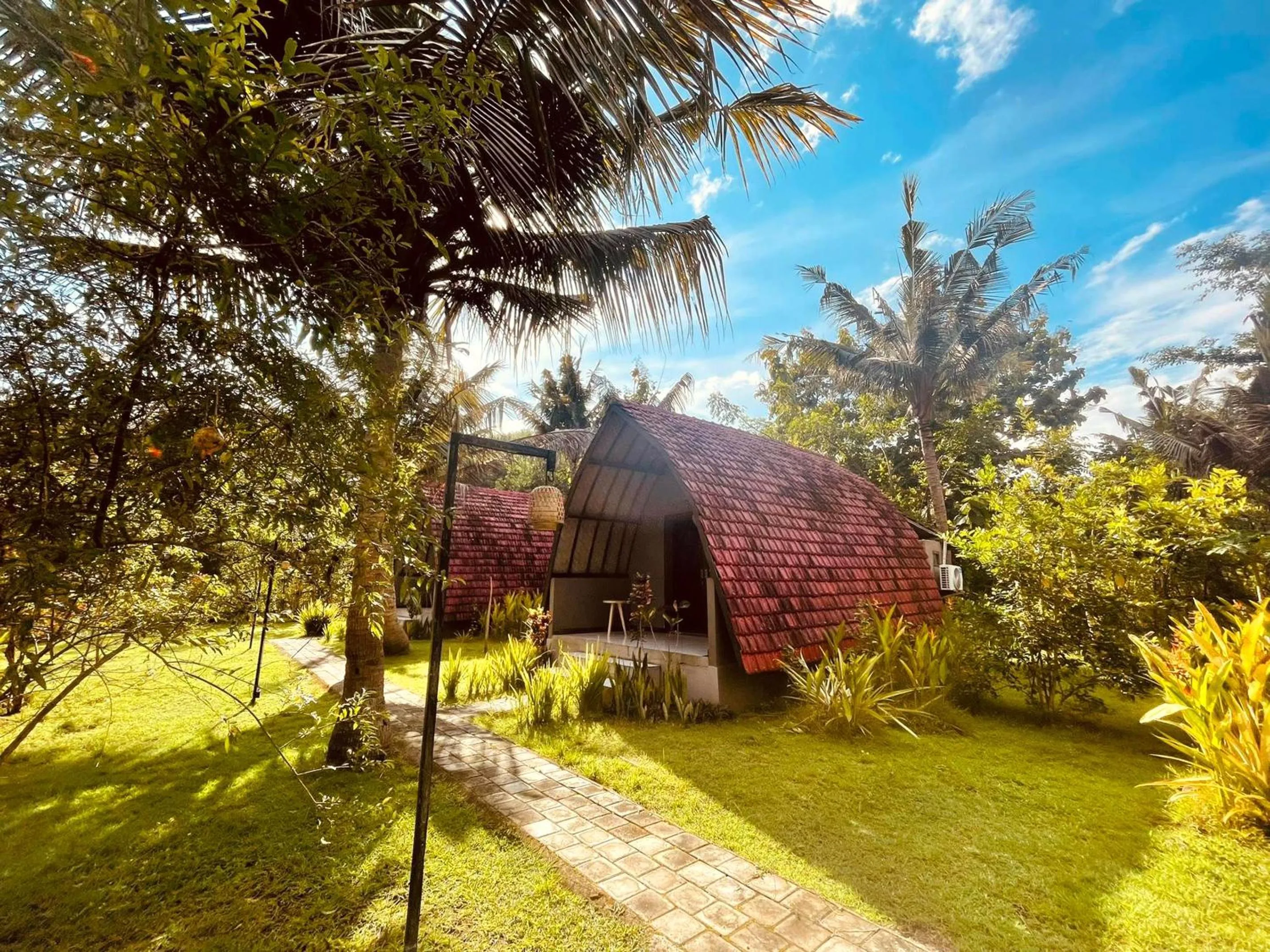 Garden view in Apit Lawang Villas & Resto