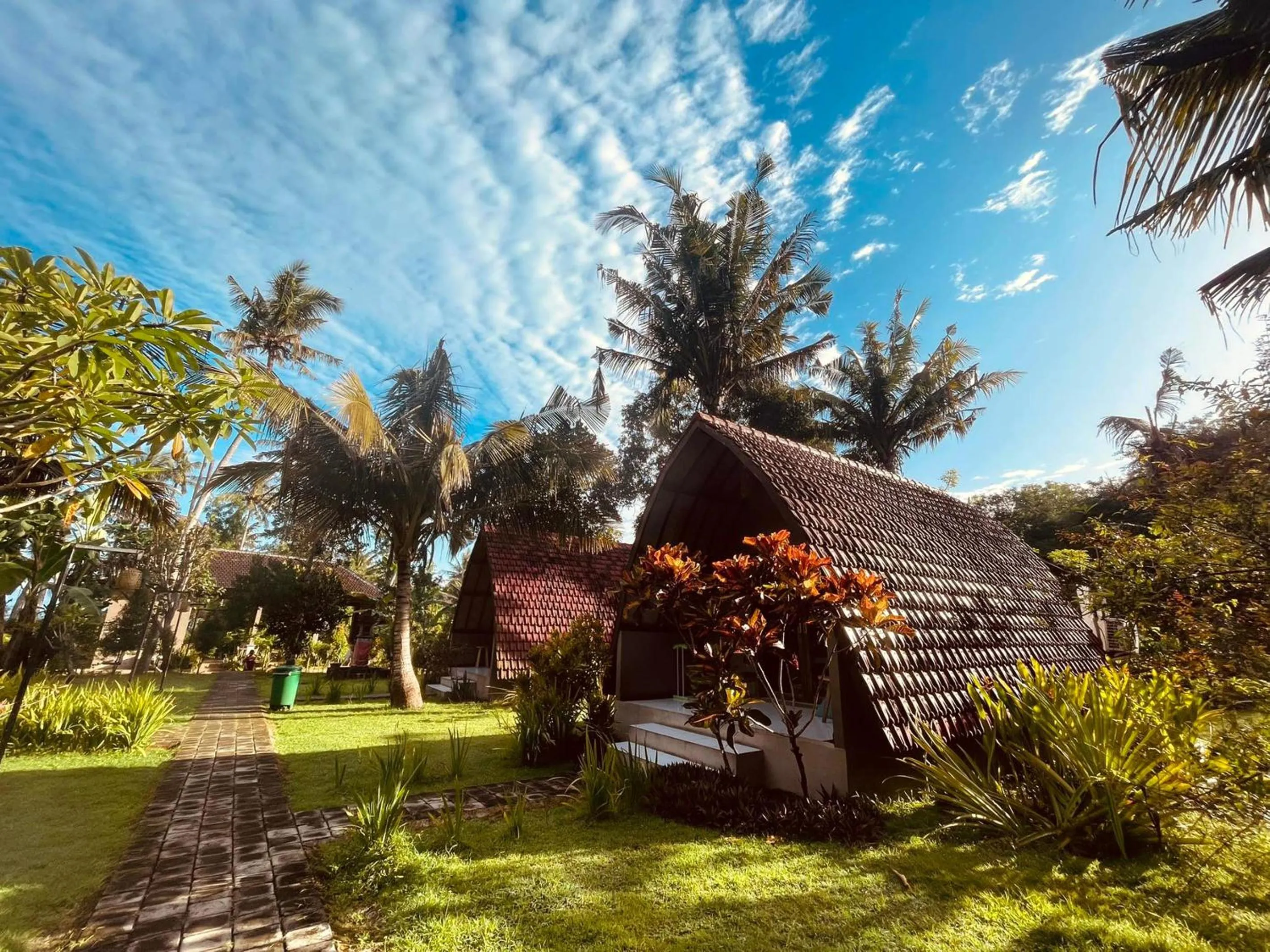 Garden view in Apit Lawang Villas & Resto
