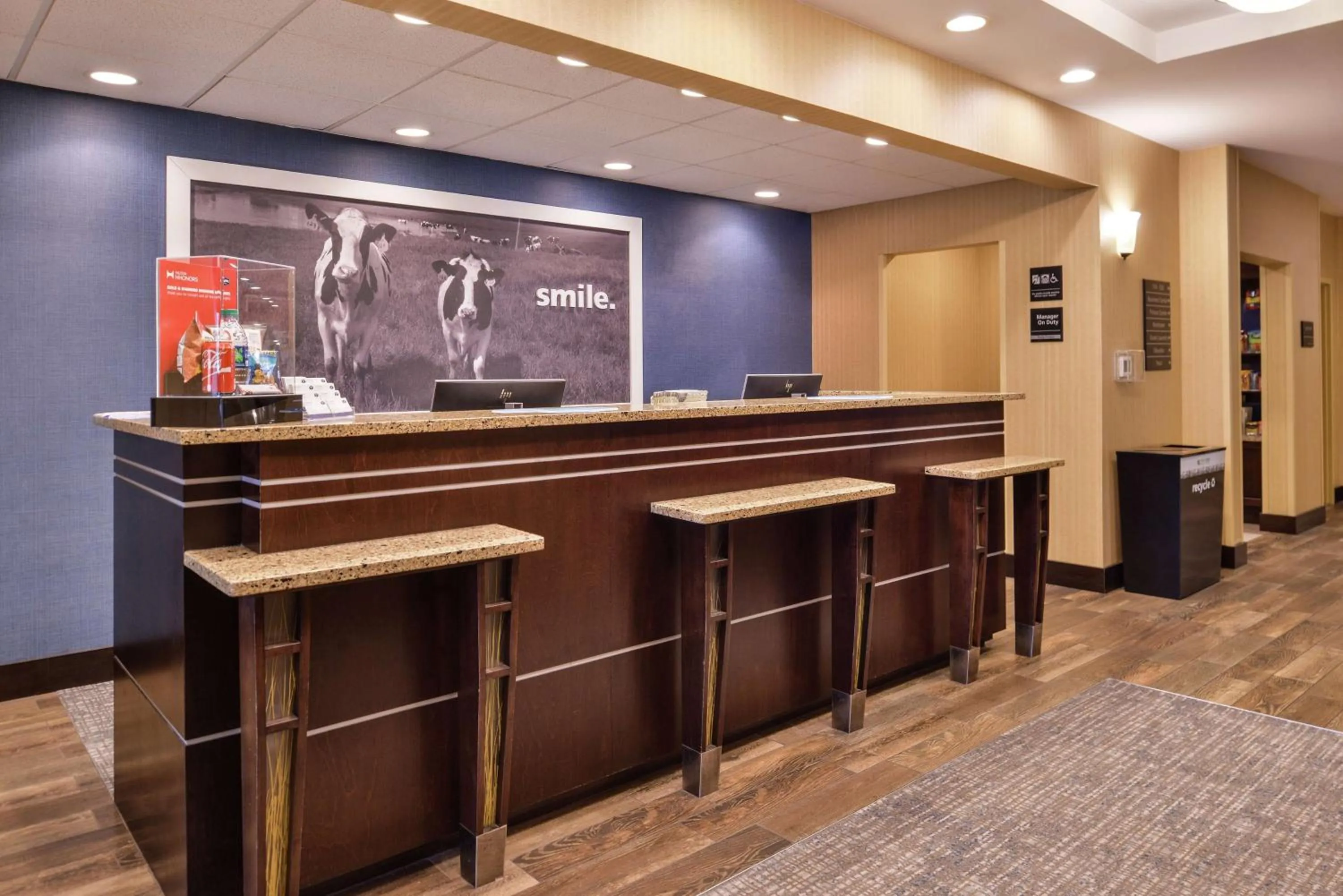 Lobby or reception in Hampton Inn Harrisonburg South