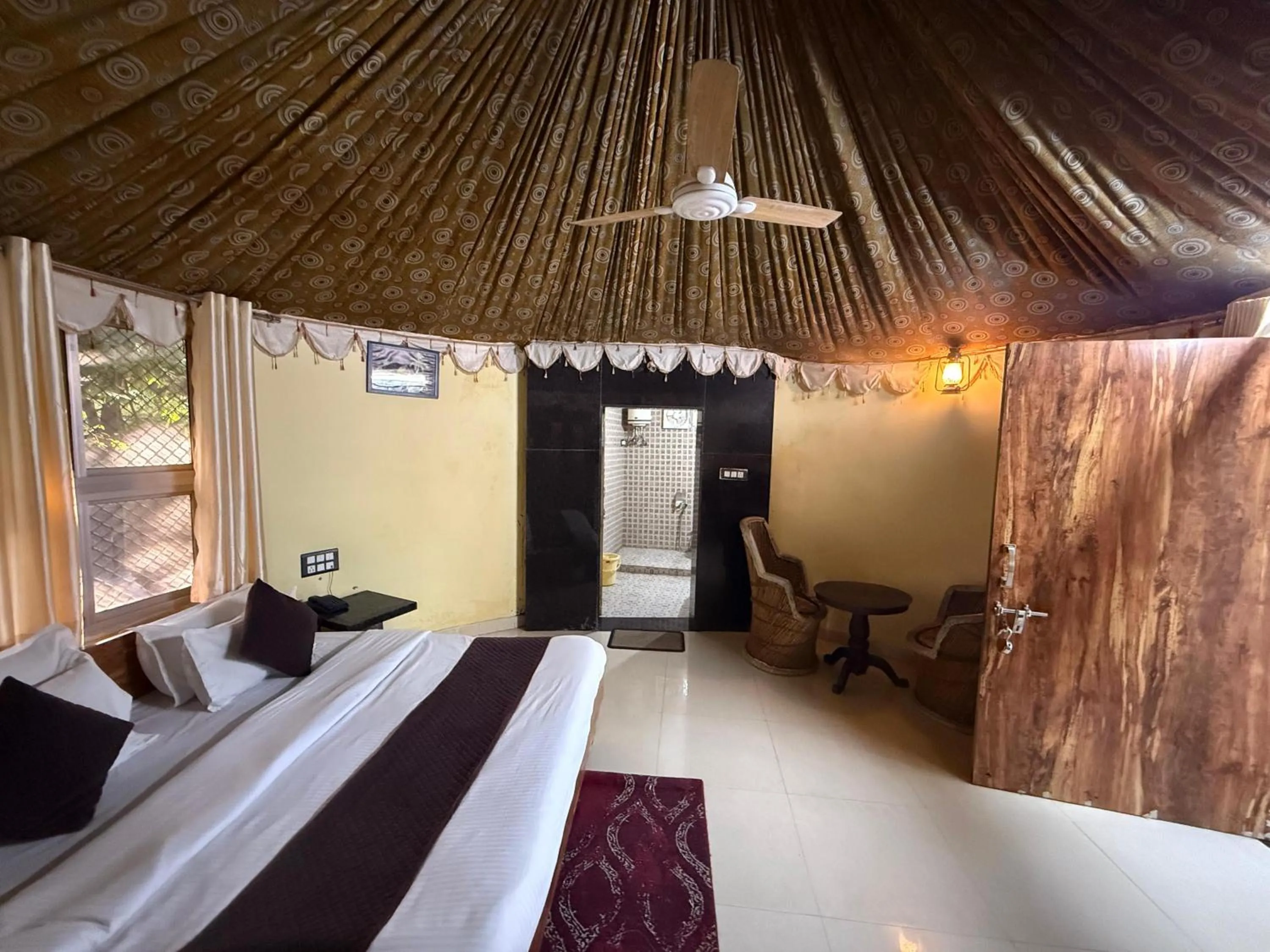 Bed in Hotel Green Heaven Resort