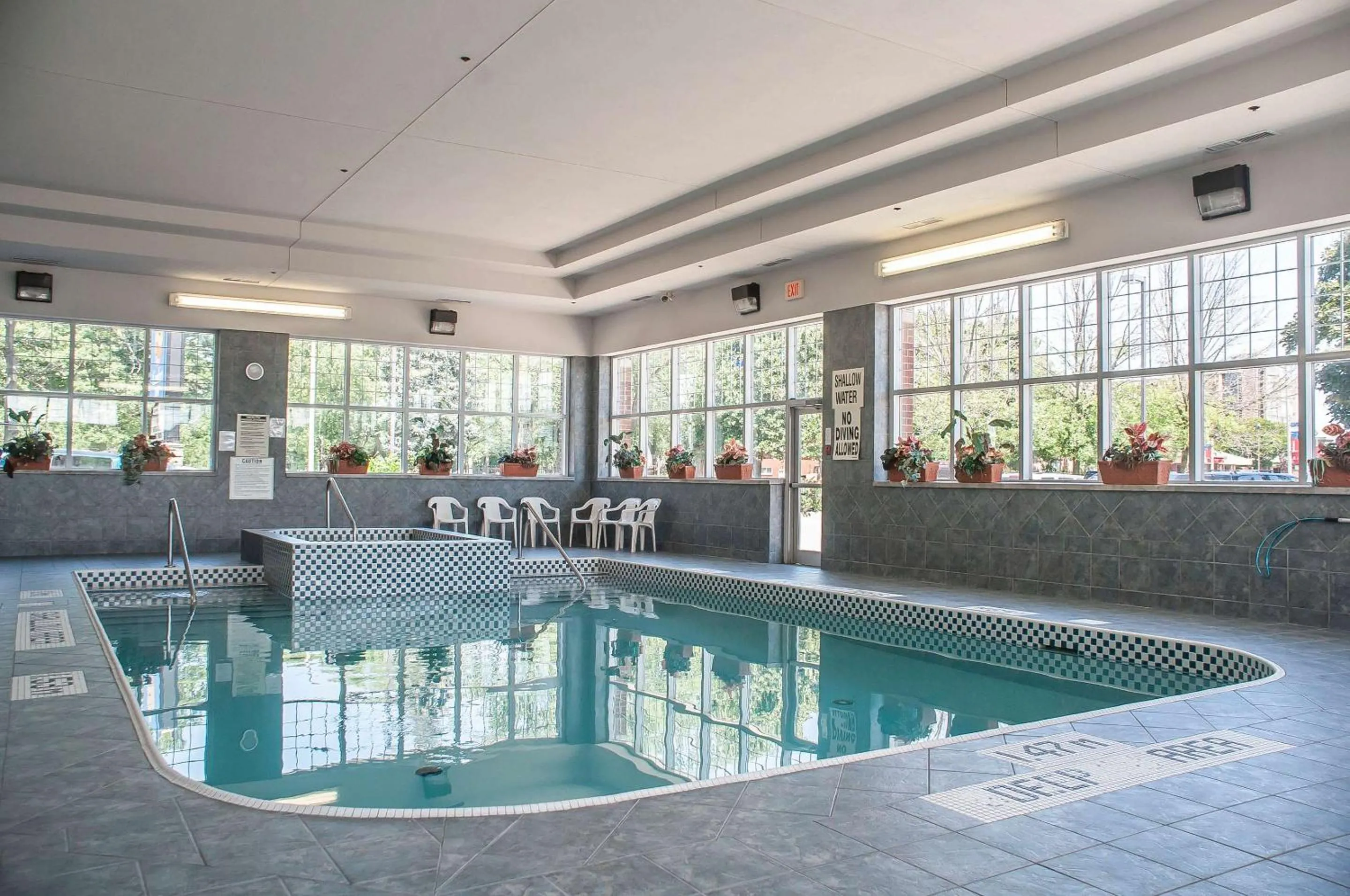 Swimming pool in Comfort Inn Lundy's Lane