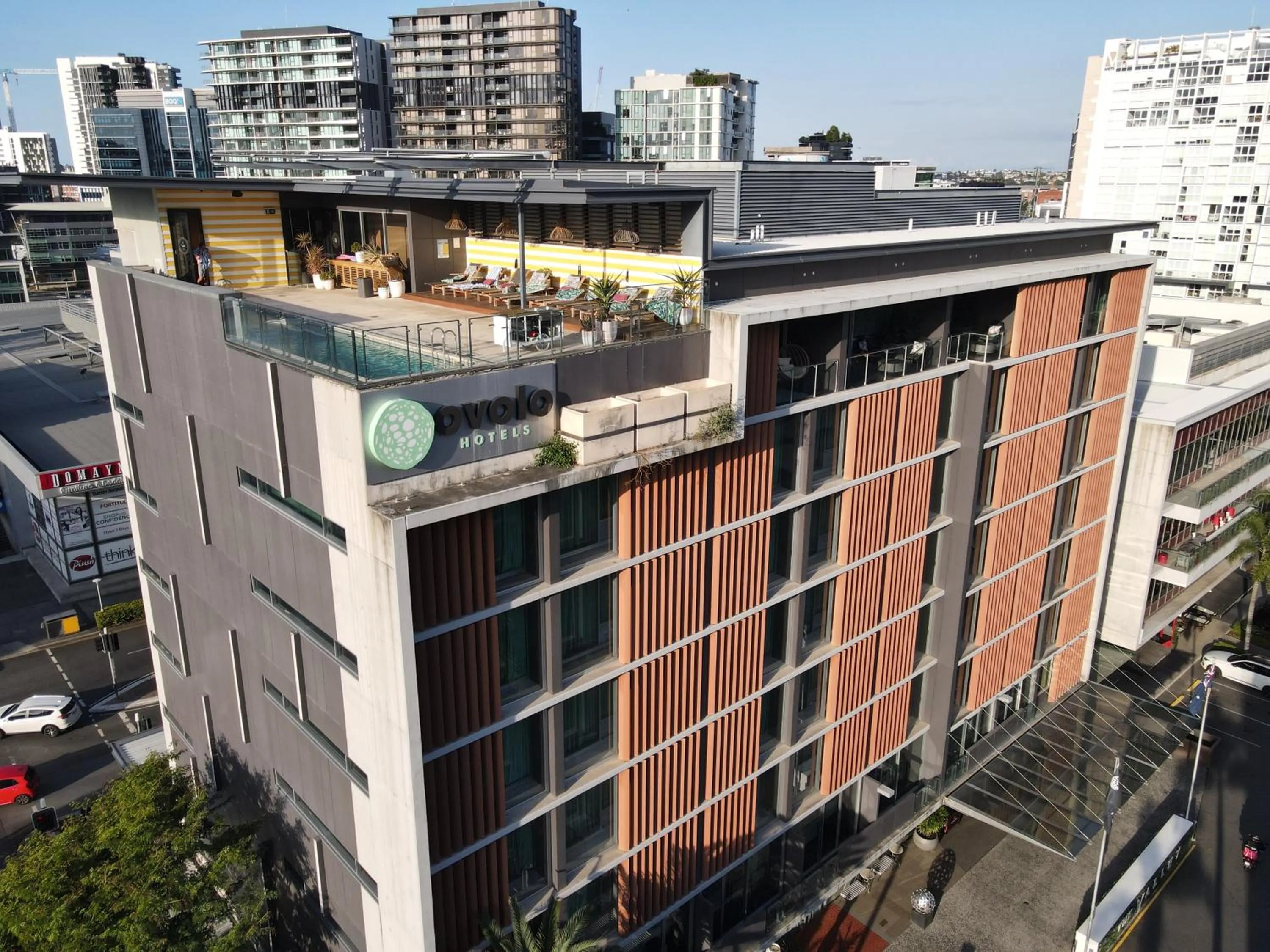 Property building in Ovolo Brisbane Fortitude Valley, a Wyndham Hotel