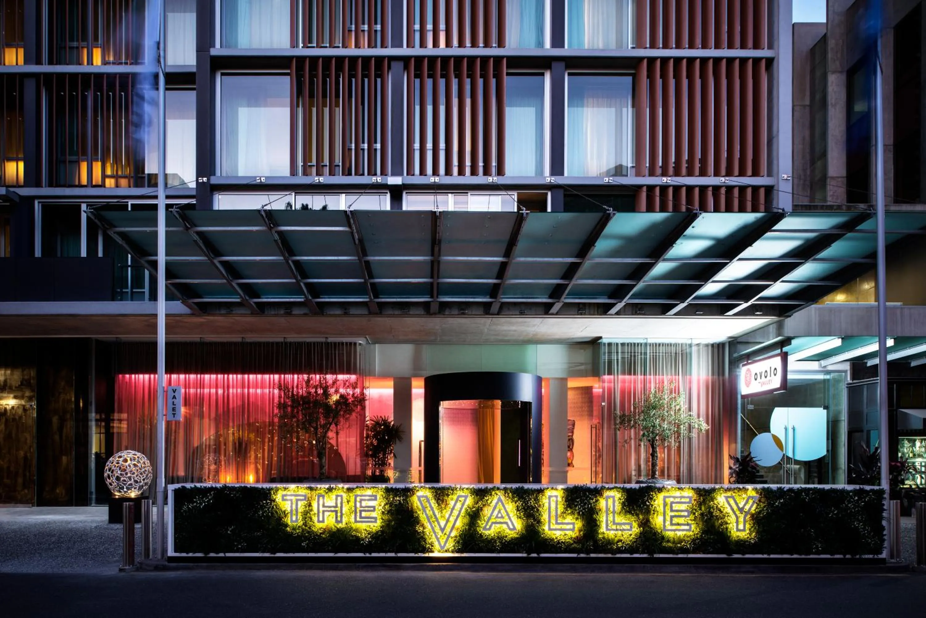 Facade/entrance in Ovolo Brisbane Fortitude Valley, a Wyndham Hotel