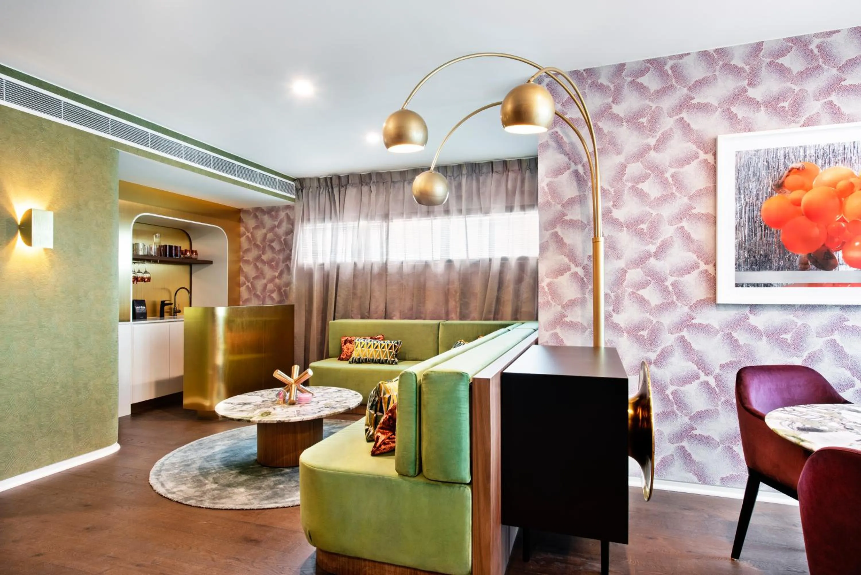 Living room in Ovolo Brisbane Fortitude Valley, a Wyndham Hotel