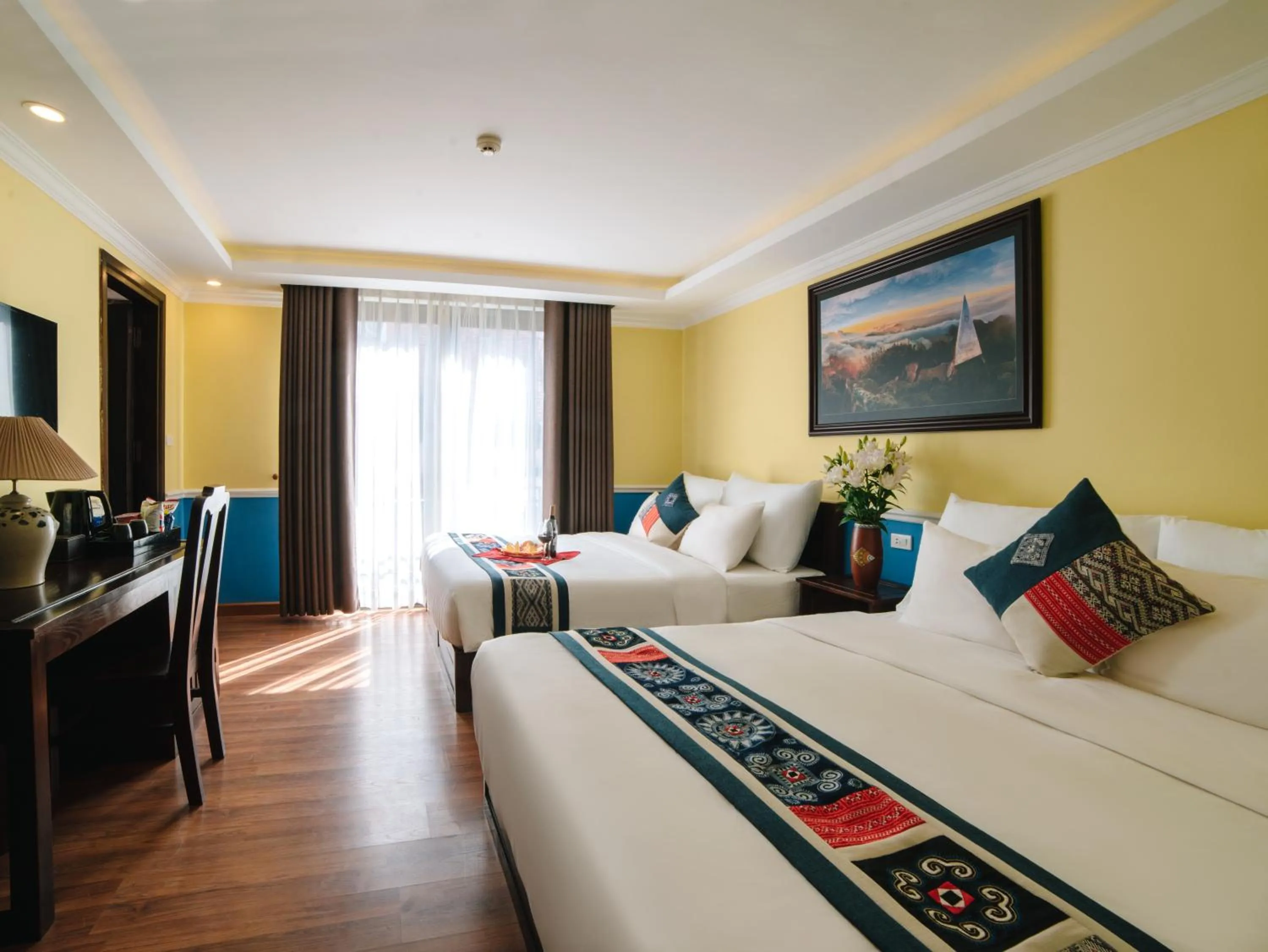 Bed in Ladybird Boutique Hotel