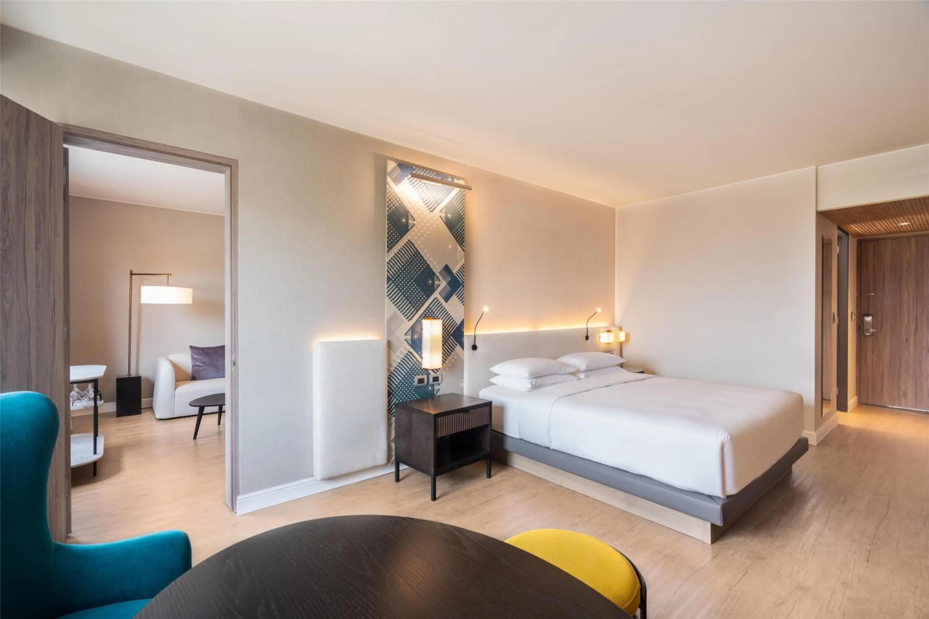 Photo of the whole room, Bed in Hyatt Centric San Isidro Lima