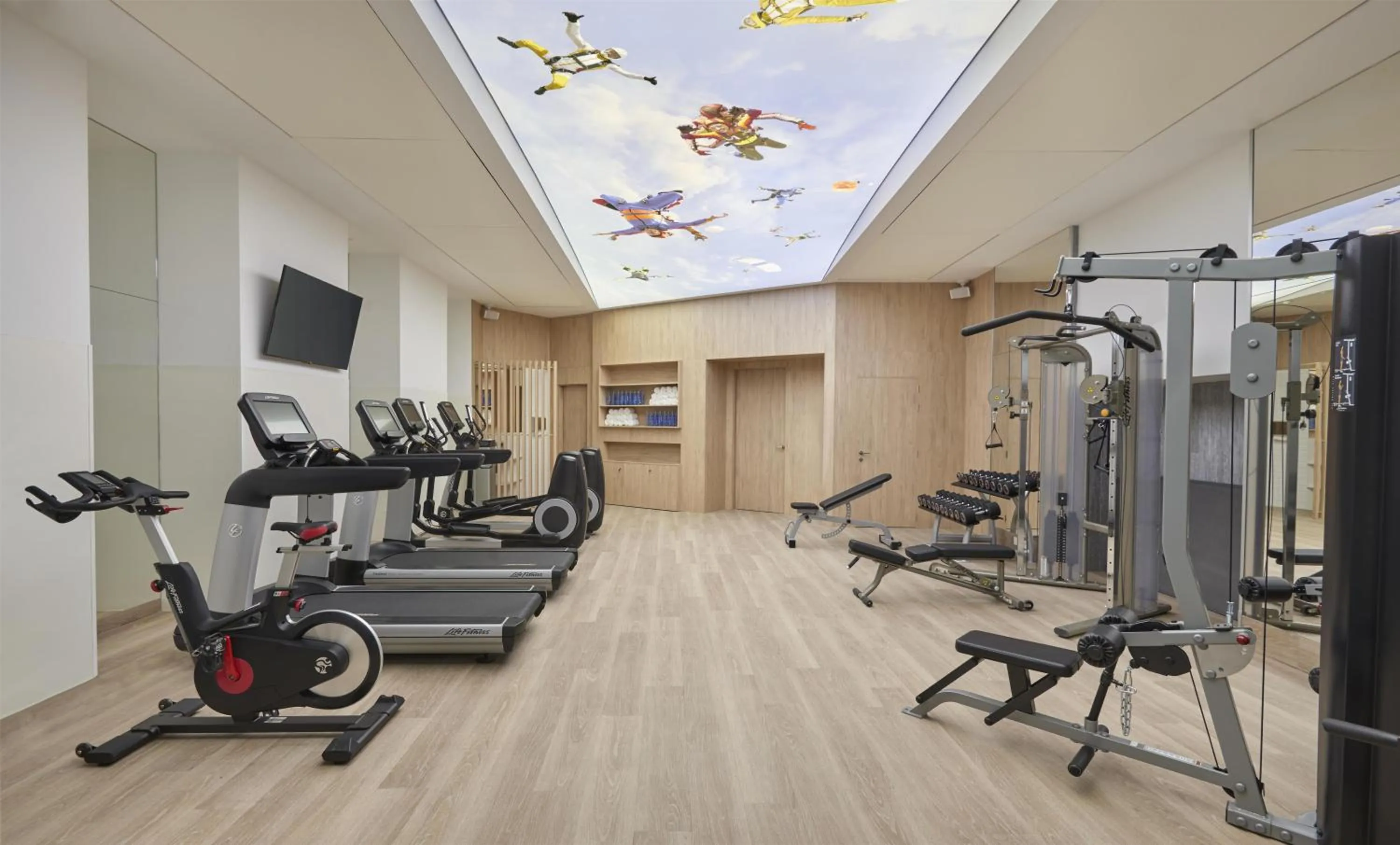 Fitness centre/facilities in Hyatt Centric Gran Via Madrid