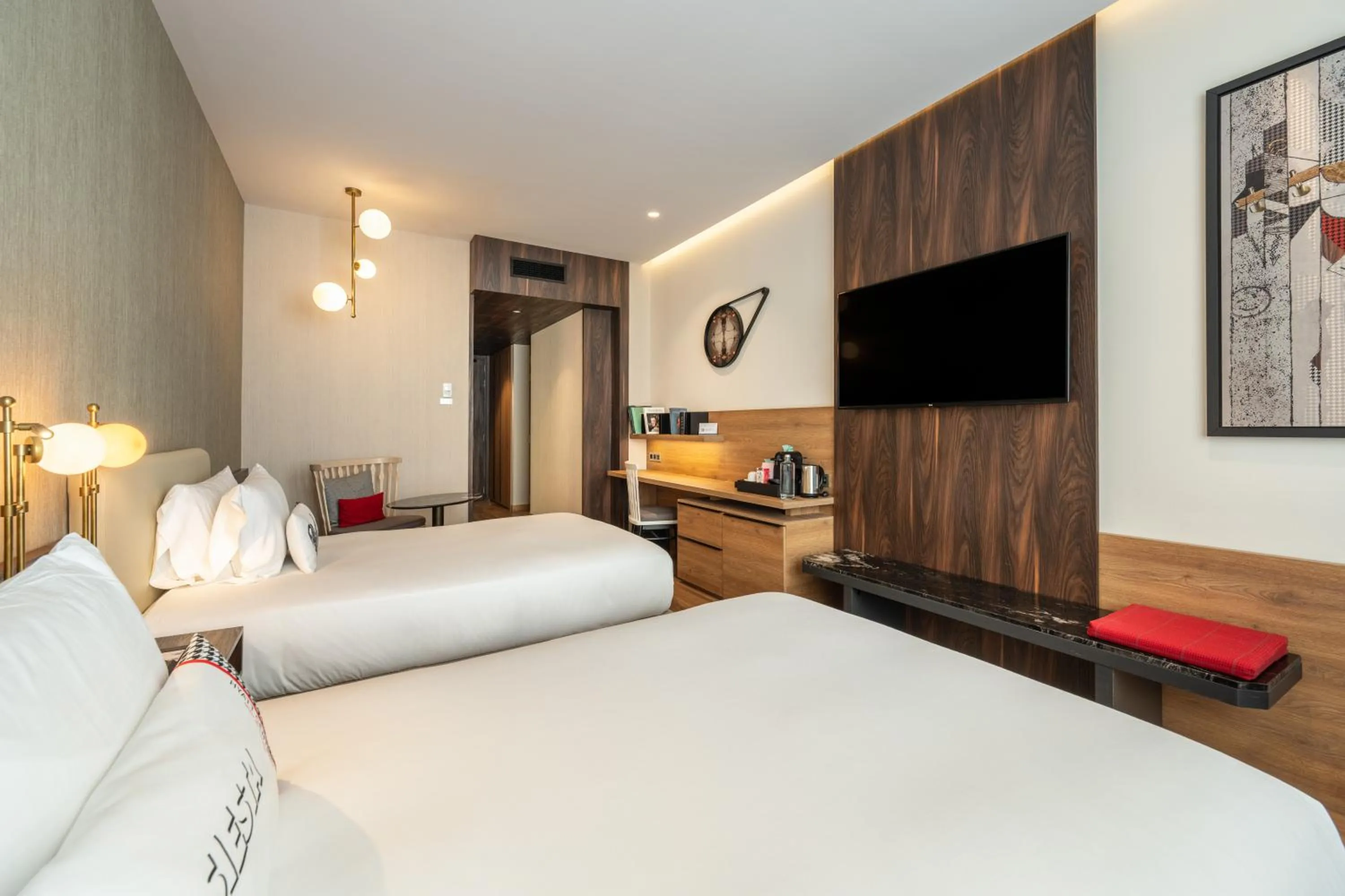 Bed in Hyatt Centric Gran Via Madrid