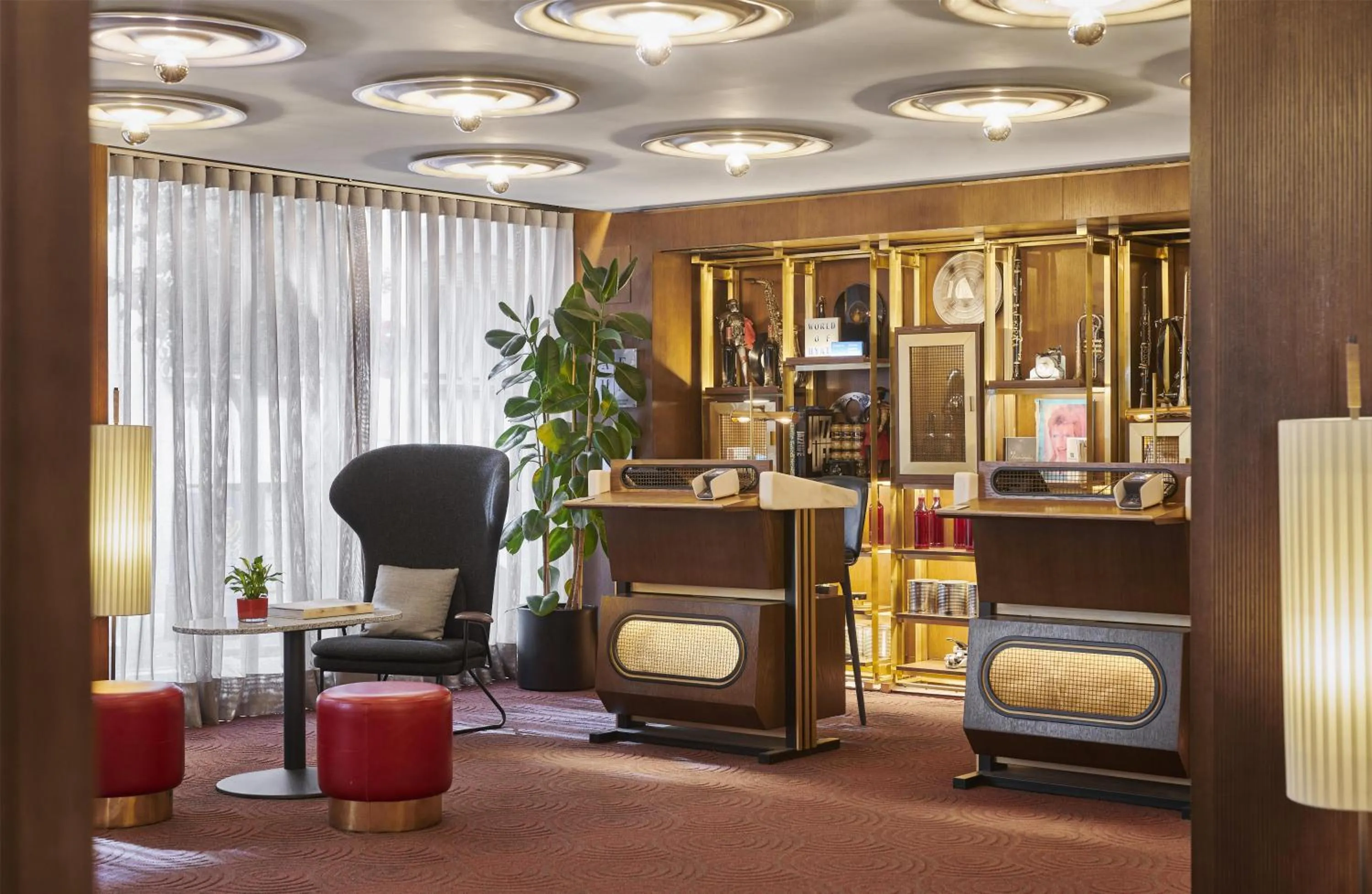 Lobby or reception in Hyatt Centric Gran Via Madrid