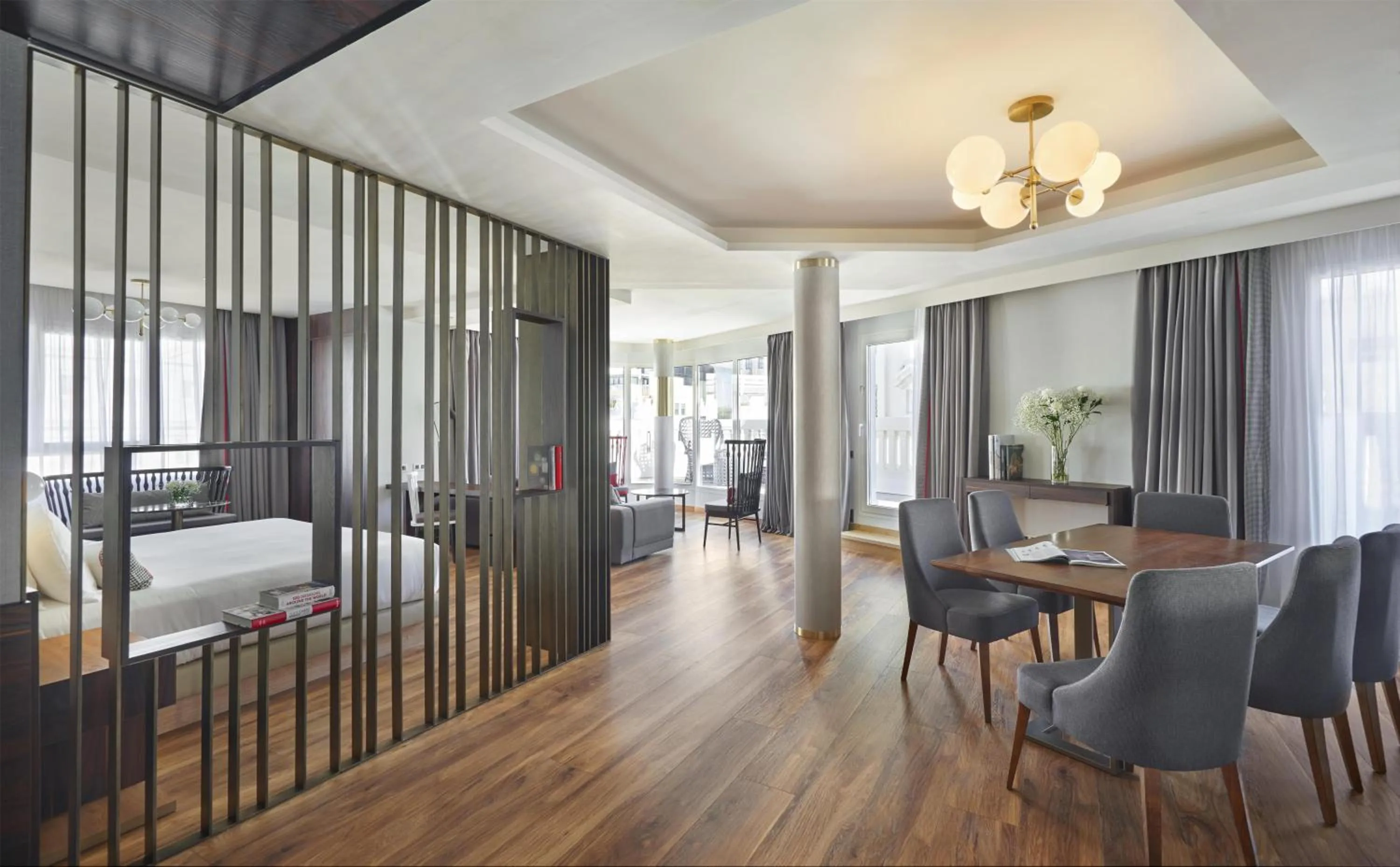 Photo of the whole room, Bed in Hyatt Centric Gran Via Madrid