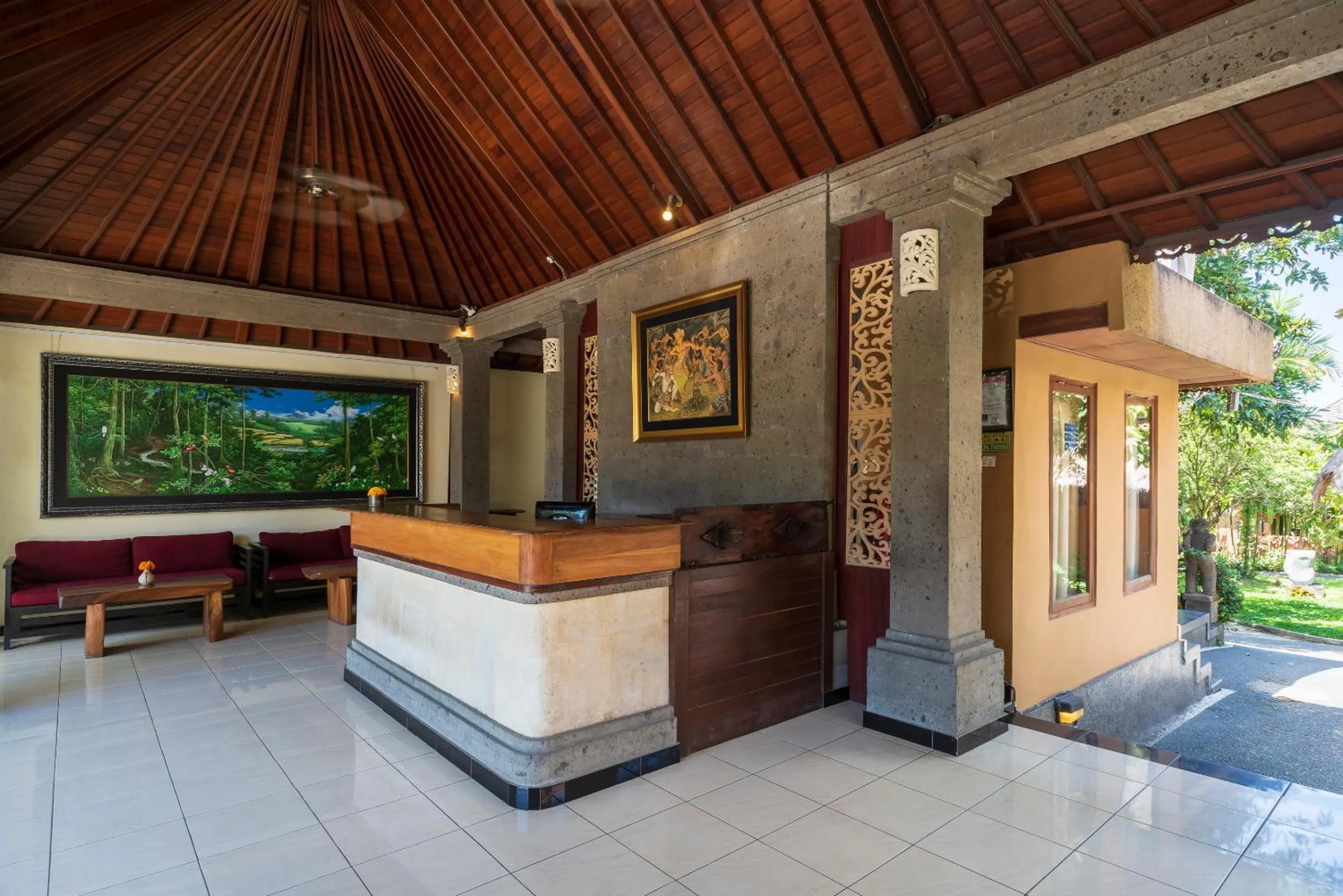 Facade/entrance in Amatara Agung Raka