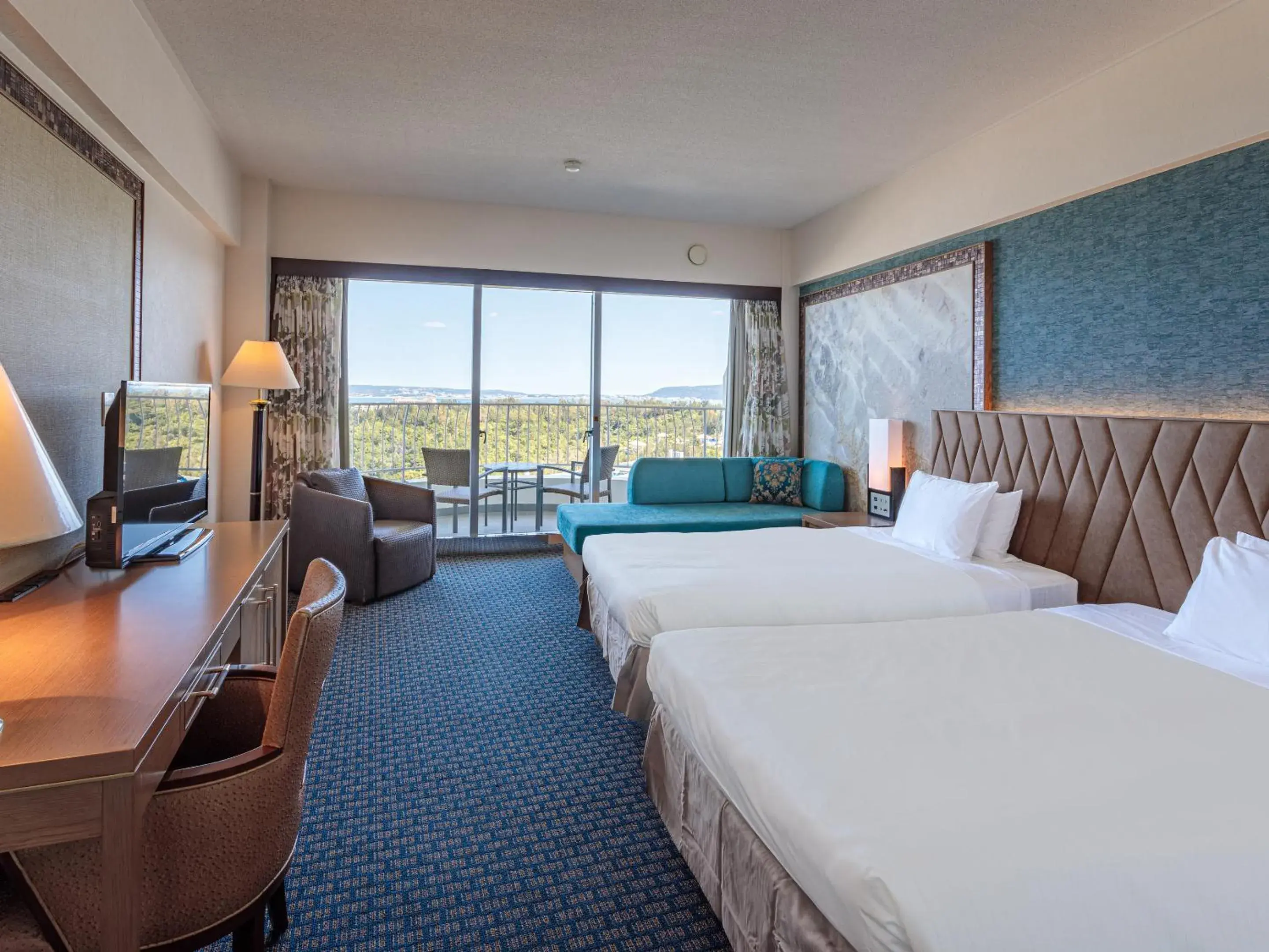 【Superior Twin】 Ocean View Room (4th-6th floors) - single occupancy in Okinawa Kariyushi Beach Resort Ocean Spa 【Superior Twin】 Ocean View Room (4th-6th floors) - single occupancy in Okinawa Kariyushi Beach Resort Ocean Spa