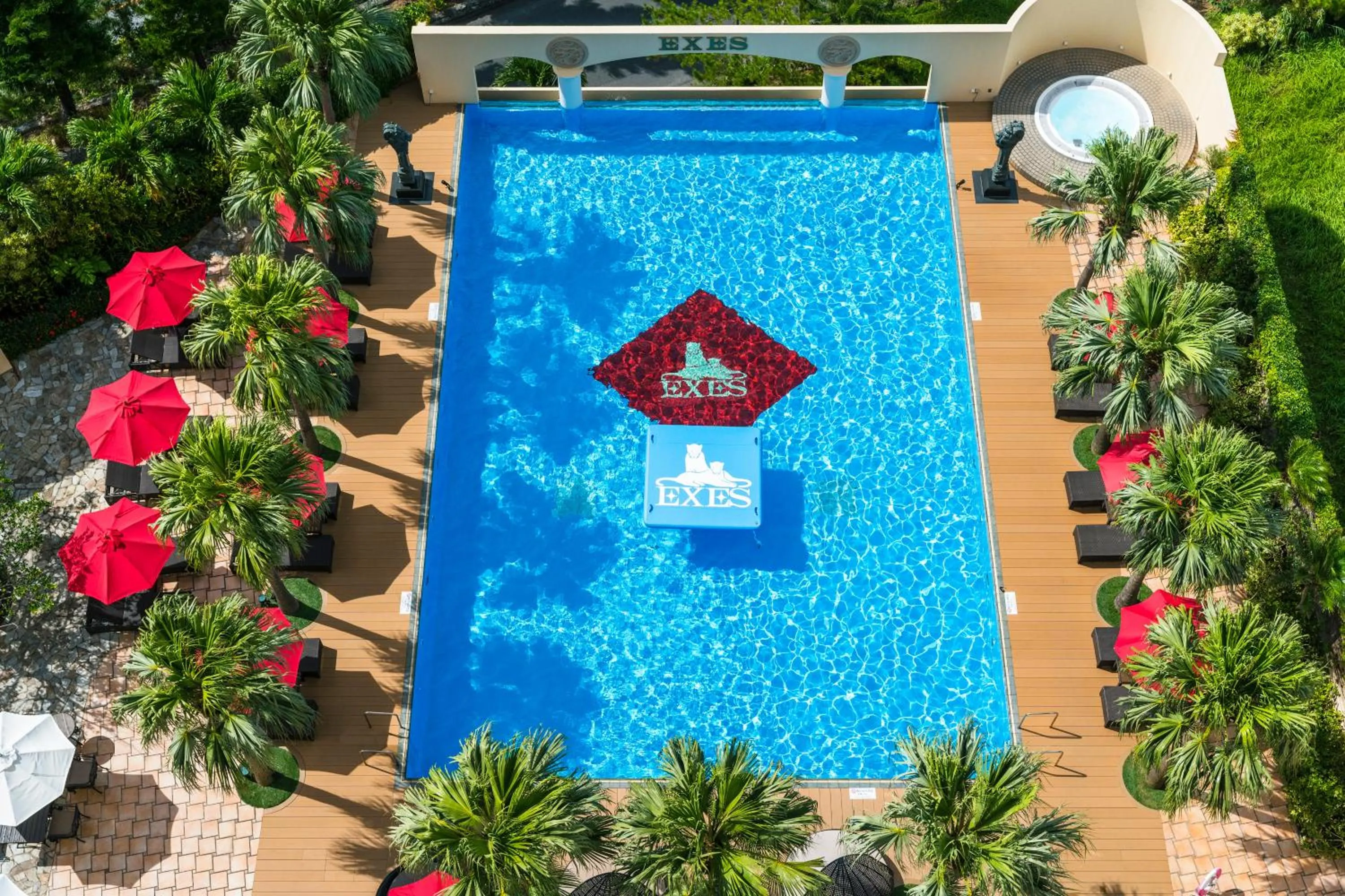 Swimming pool in Okinawa Kariyushi Resort EXES Onna