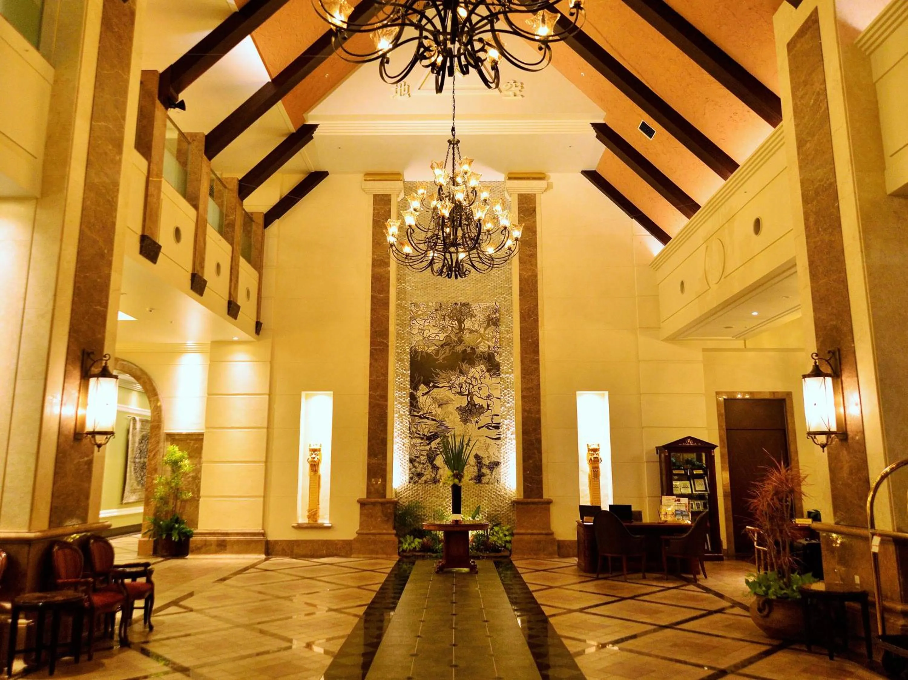 Lobby or reception in Okinawa Kariyushi Resort EXES Onna