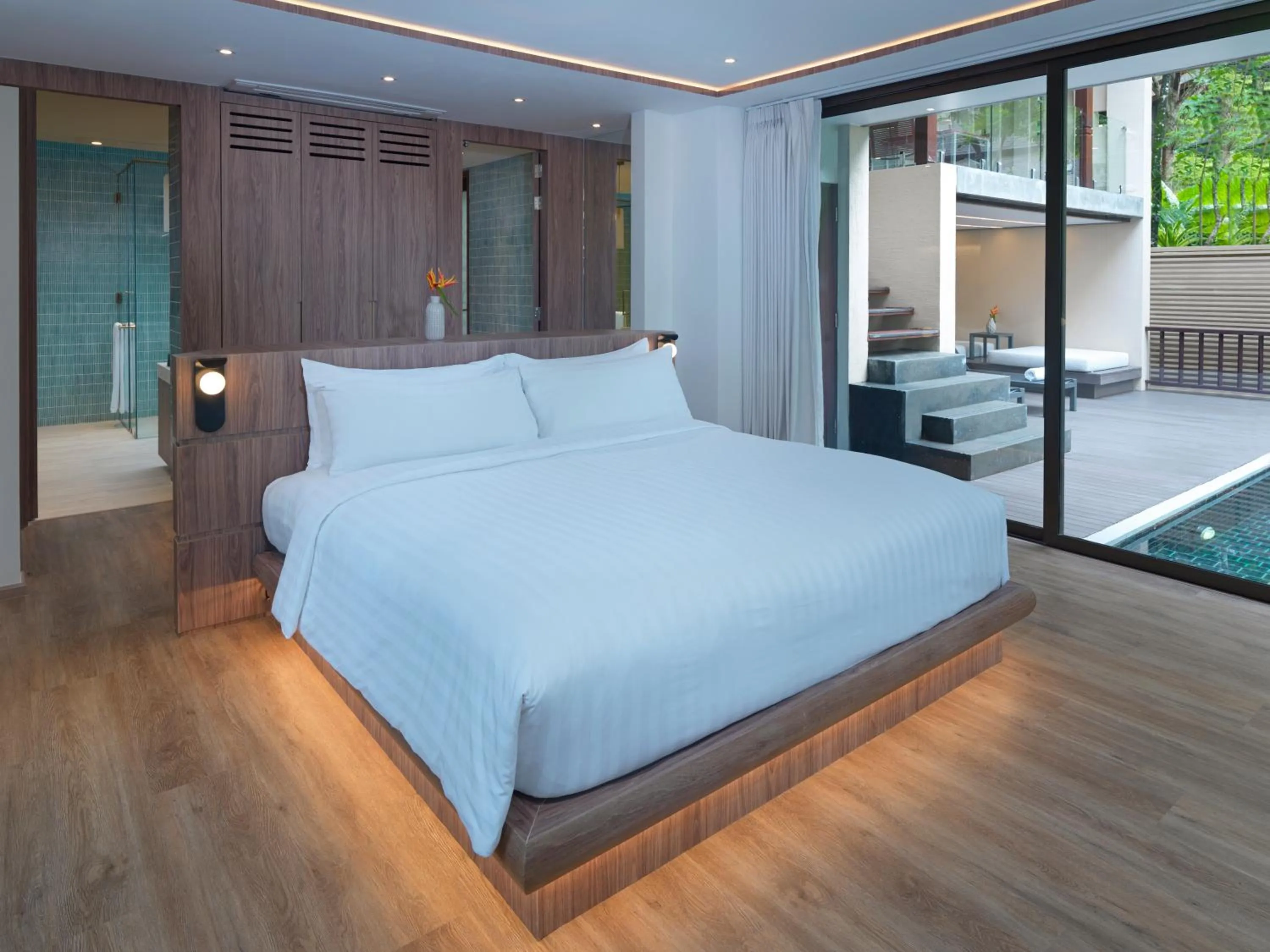 Bed in Villa Zolitude Resort & Spa - SHA Extra Plus