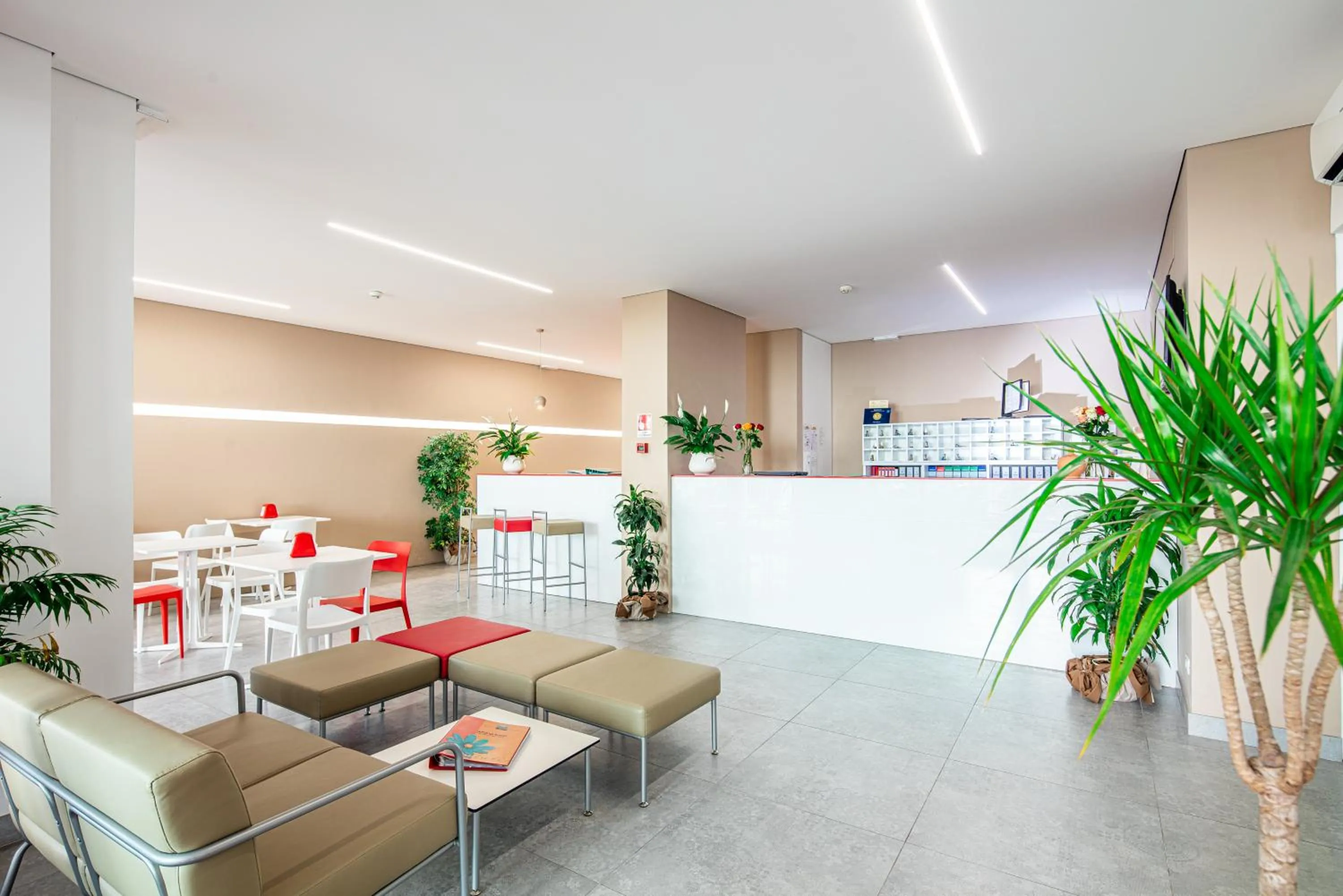 Lobby or reception in Hotel Regina