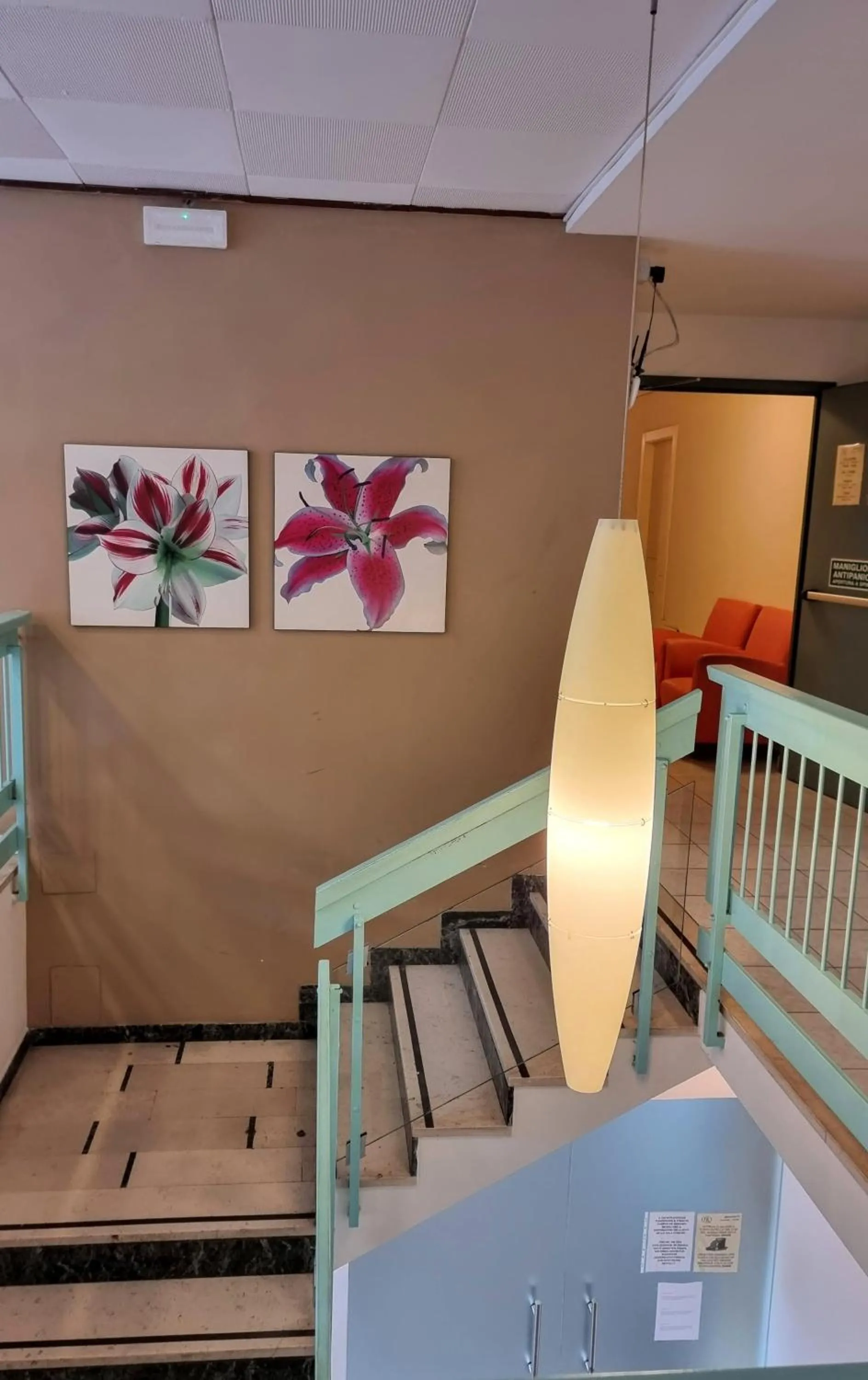 Decorative detail, Bed in Hotel Regina