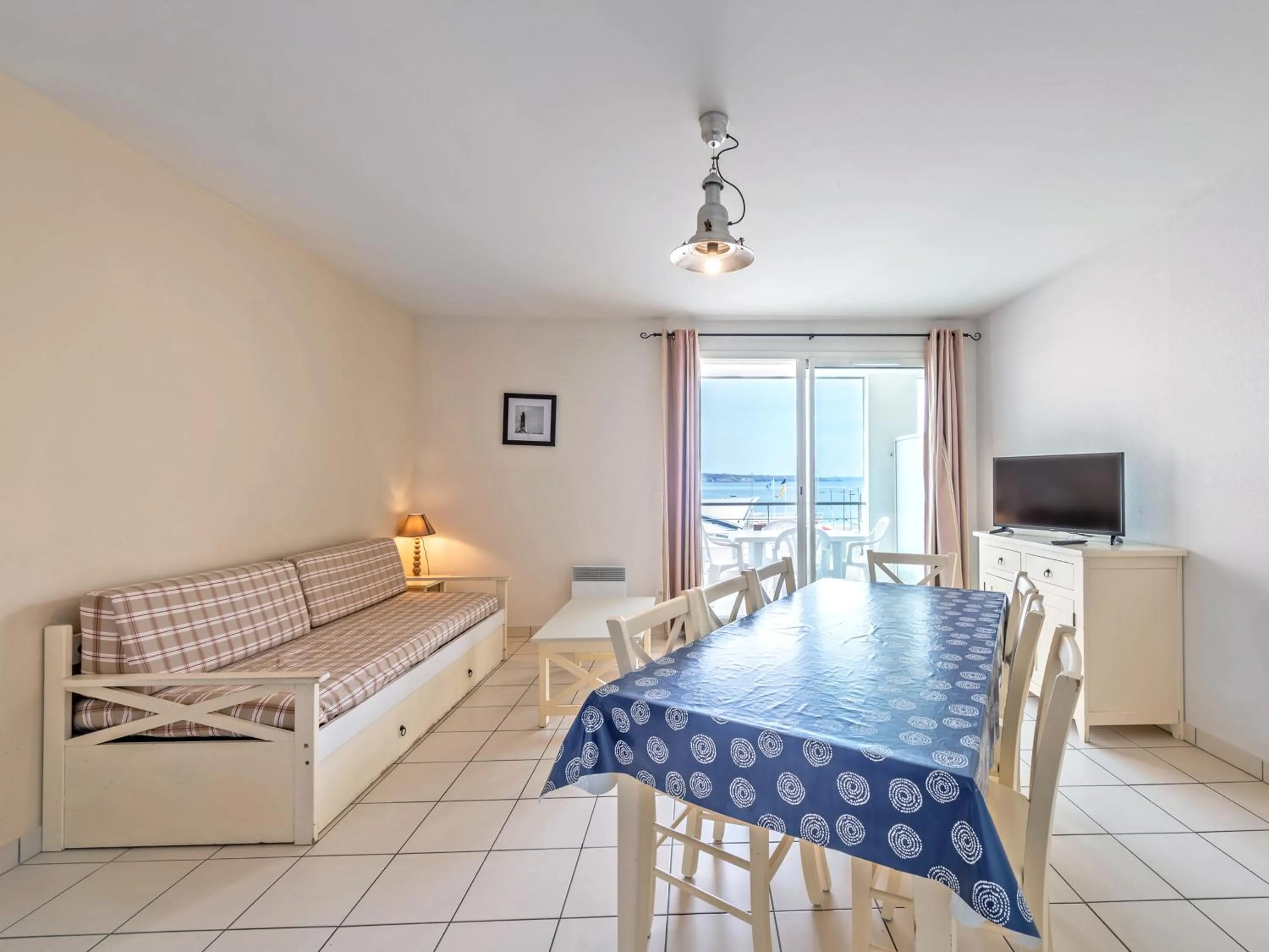 Seating area in Vacancéole - Le Domaine de Bertheaume