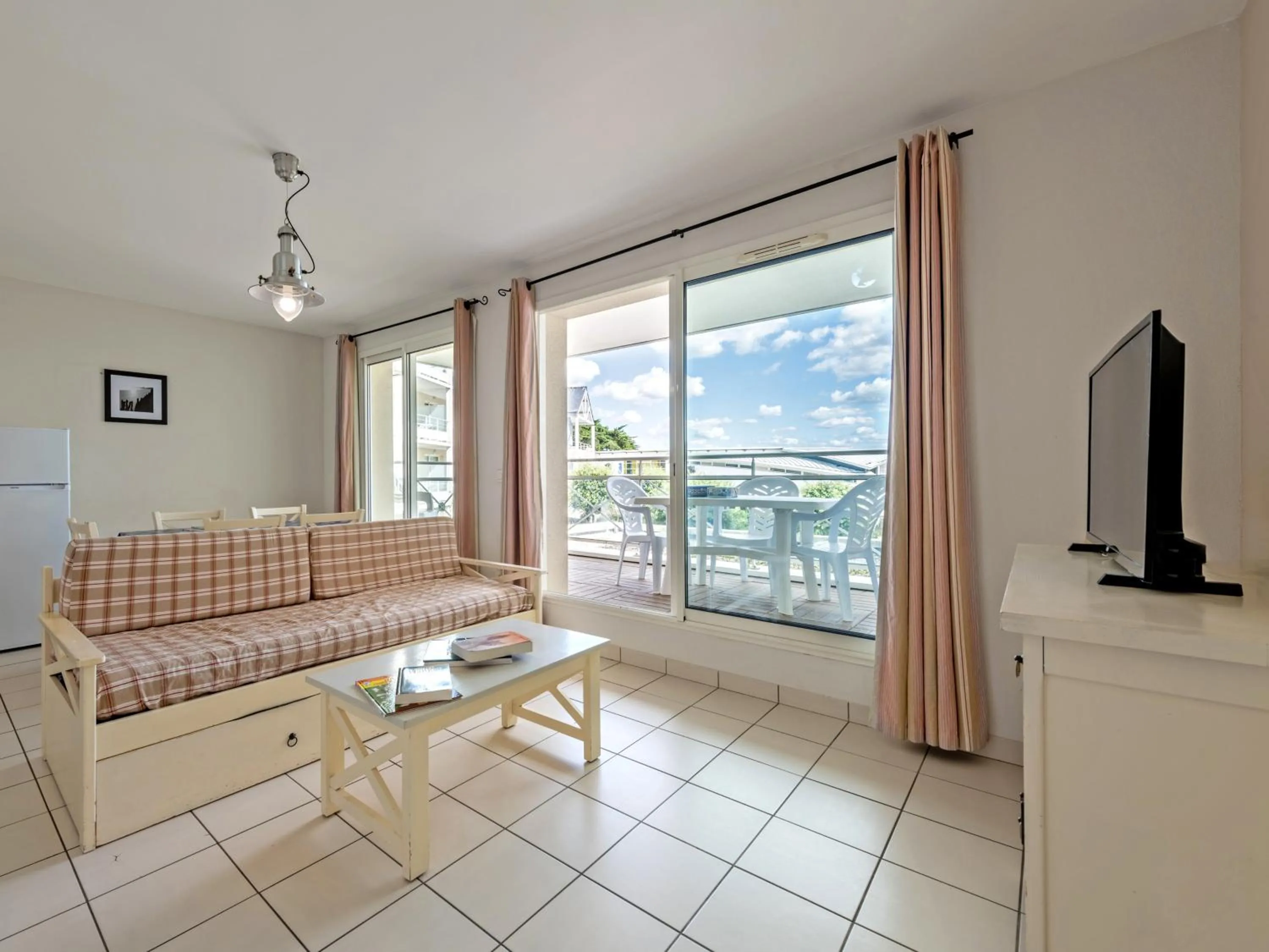 Living room in Vacancéole - Le Domaine de Bertheaume