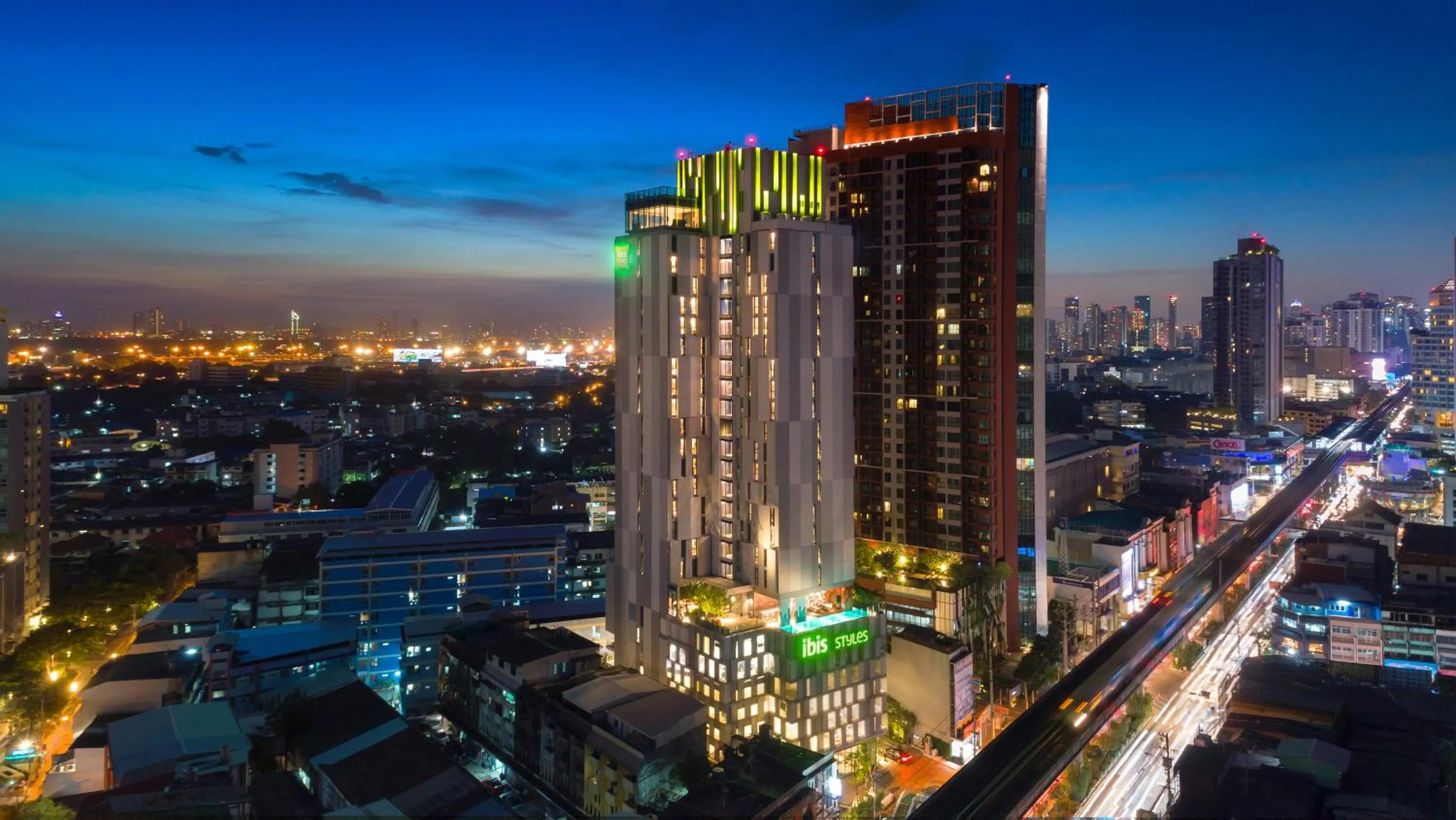 Bird's eye view in ibis Styles Bangkok Sukhumvit Phra Khanong