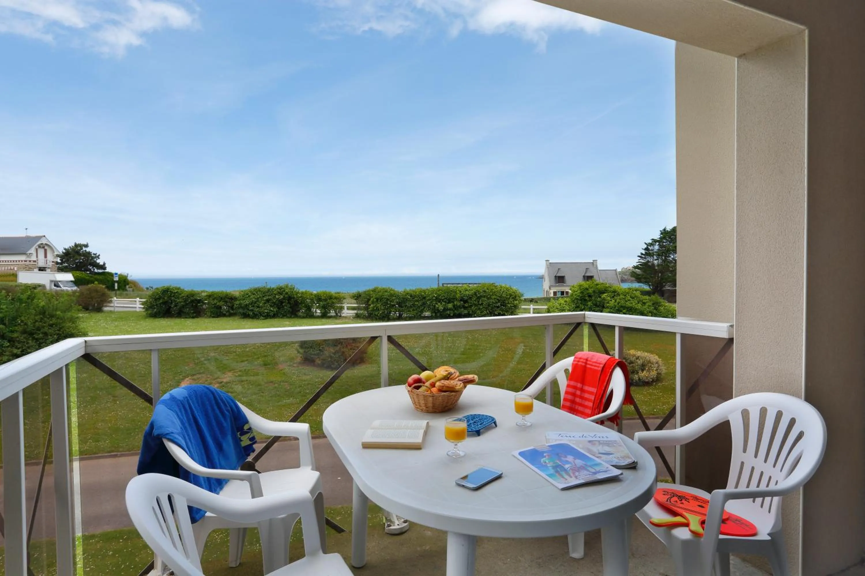 Balcony/Terrace in Résidence Goélia Kermaël