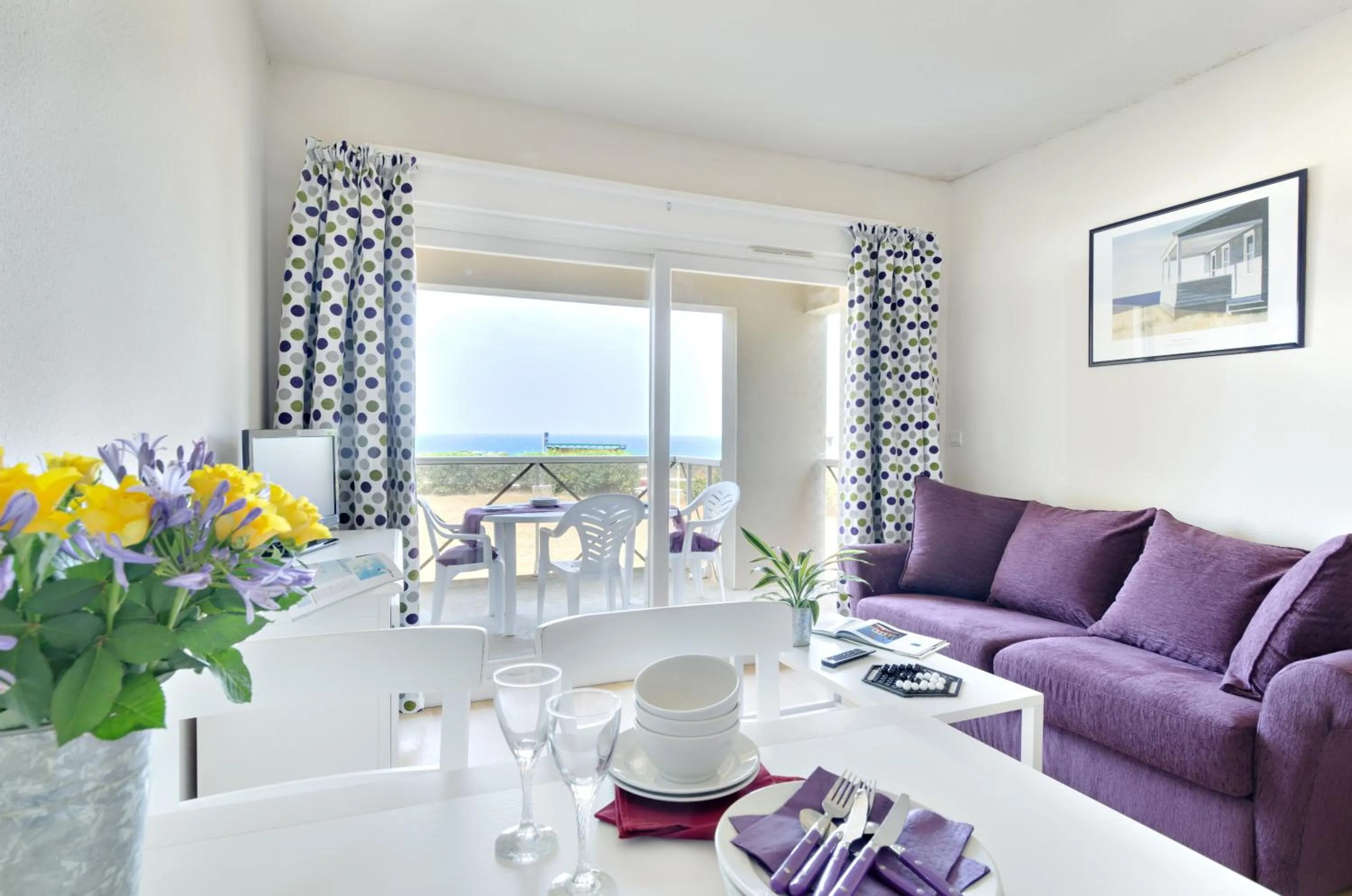 Dining area in Résidence Goélia Kermaël