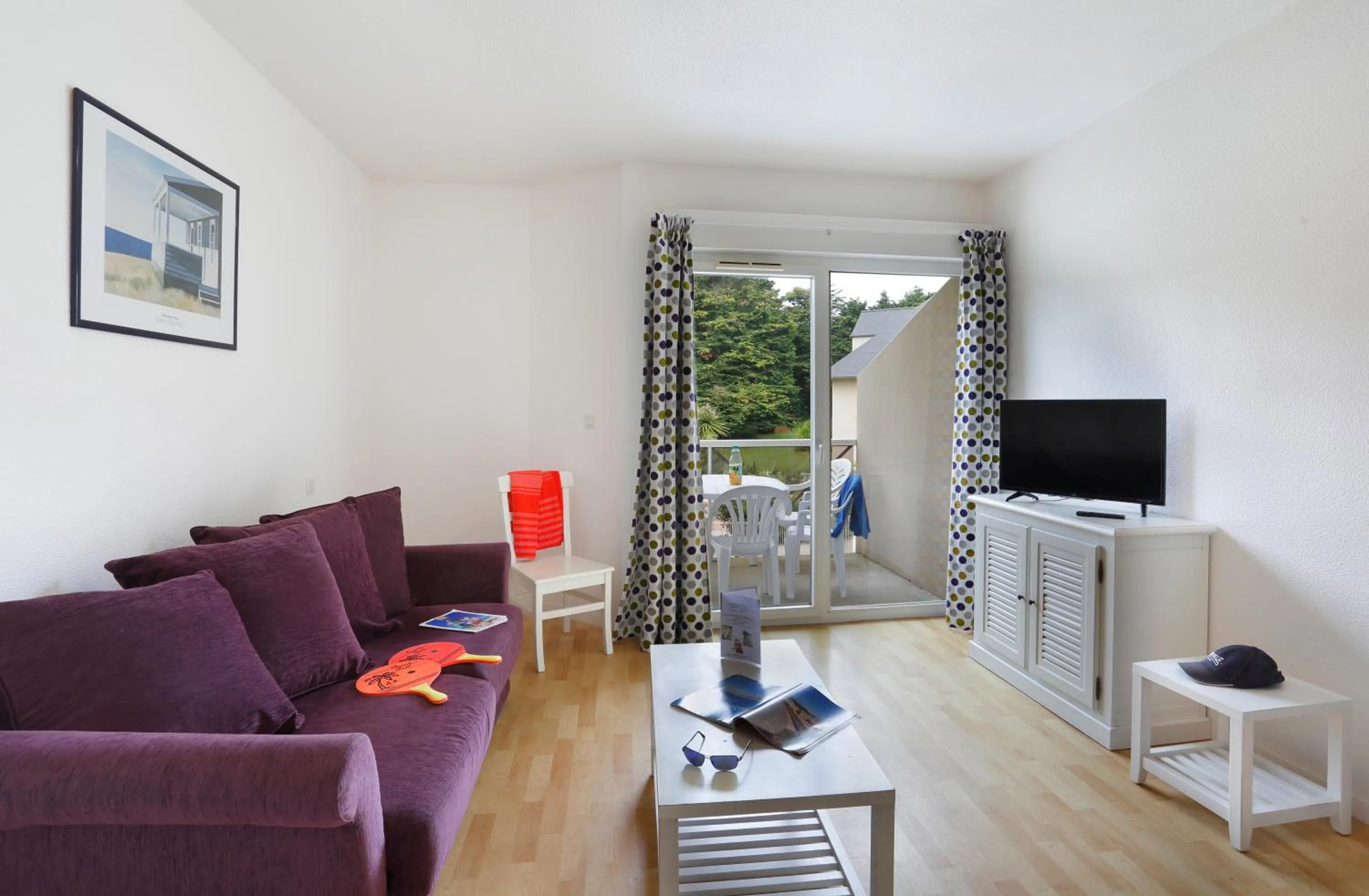 Living room in Résidence Goélia Kermaël