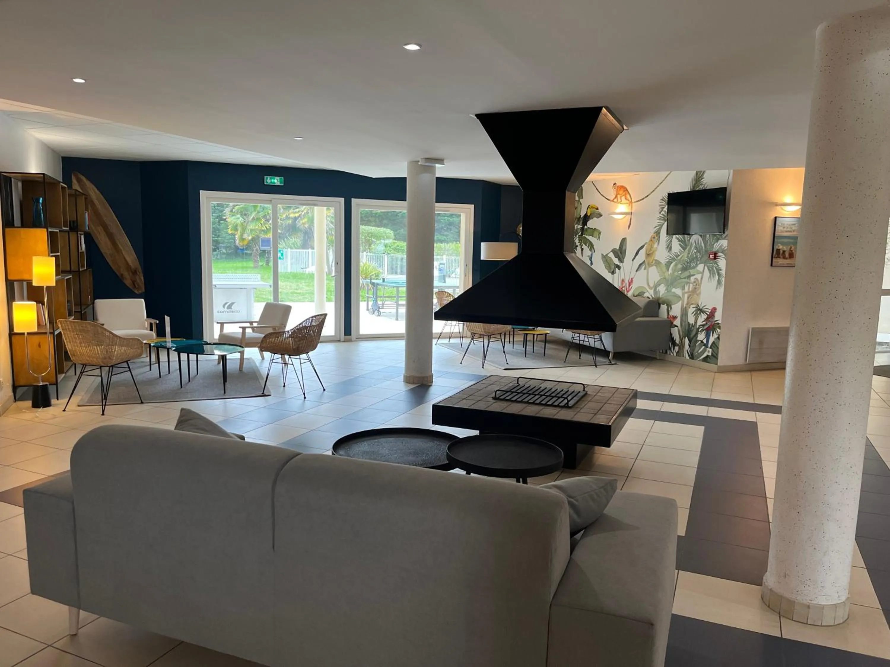 Living room in Résidence Goélia Kermaël