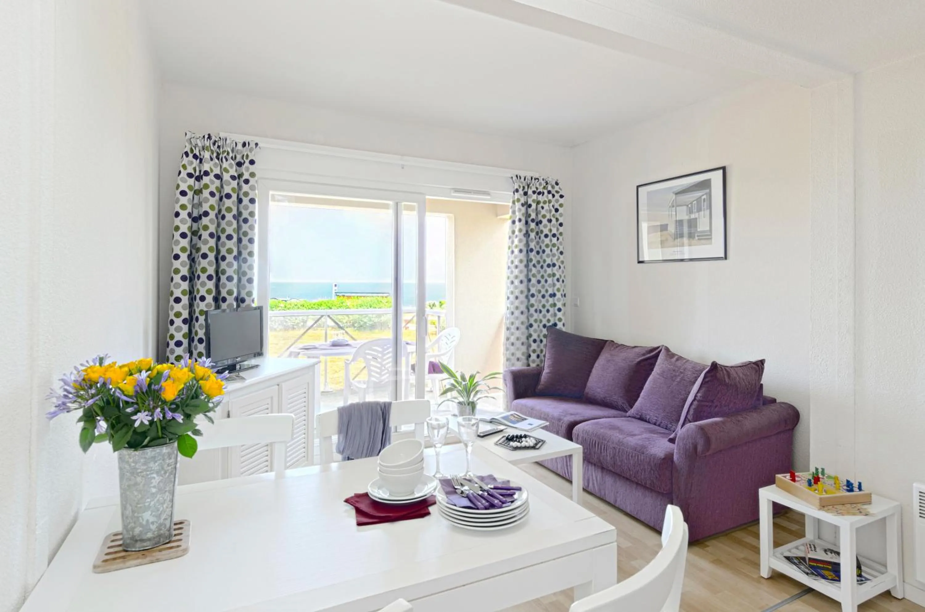 Dining area in Résidence Goélia Kermaël