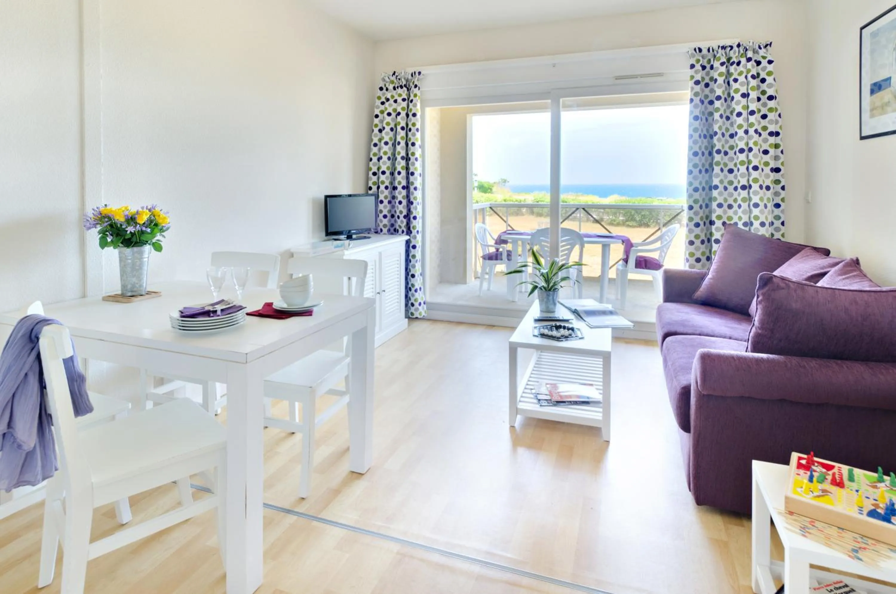 Dining area in Résidence Goélia Kermaël