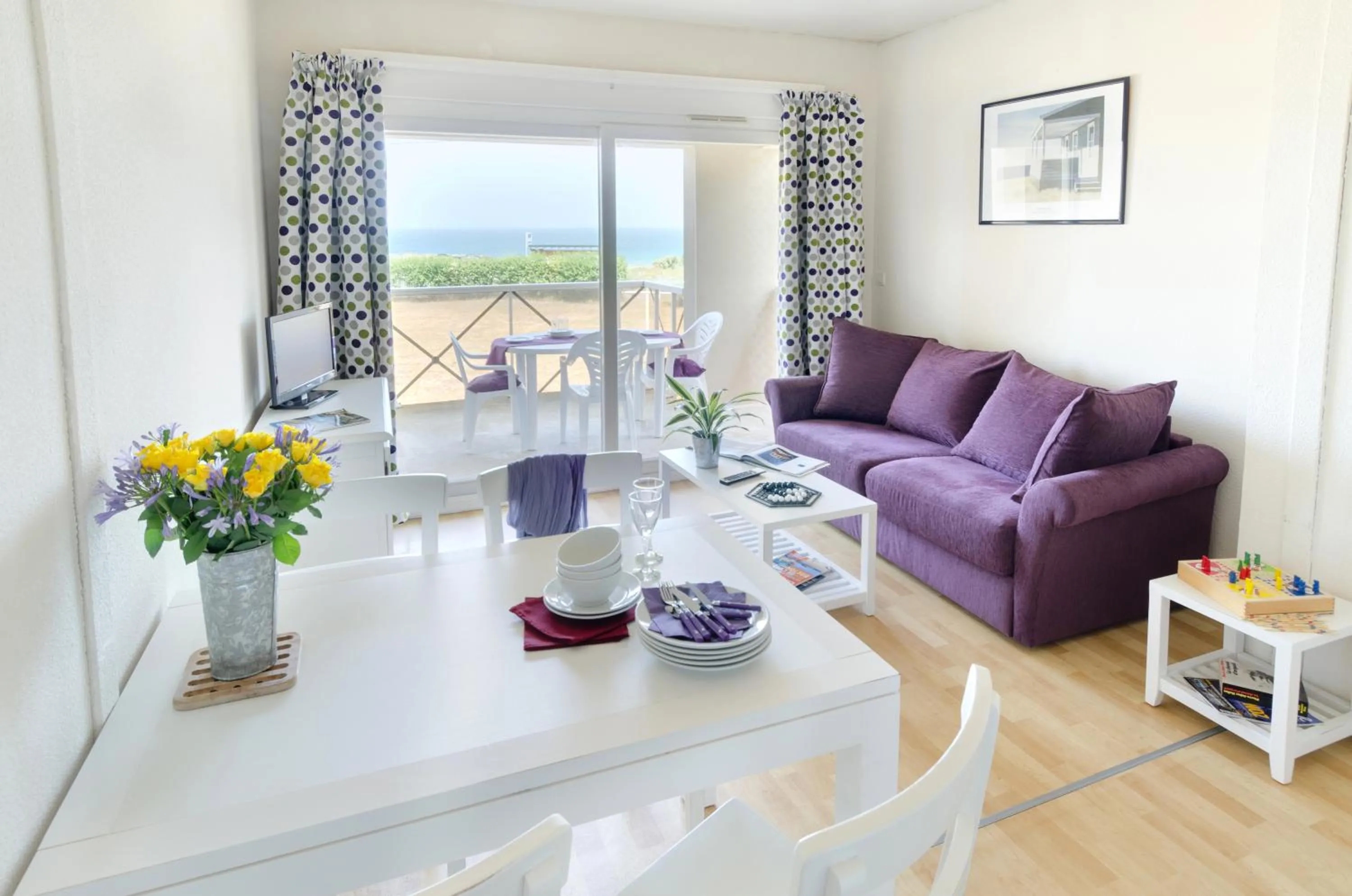 Dining area in Résidence Goélia Kermaël
